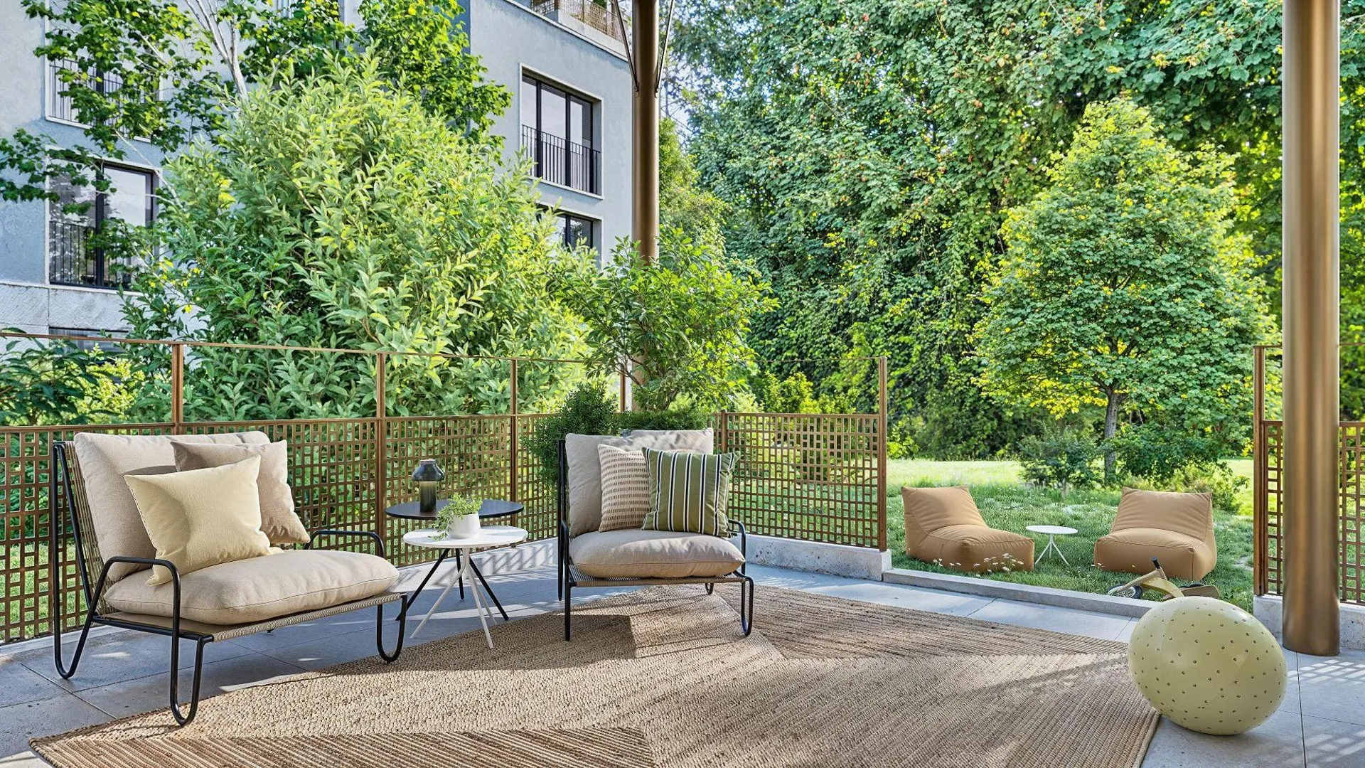 Livingstone CHAMA: einzigartige Garten-Galeriewohnung mit 3.50 m Raumhöhe
