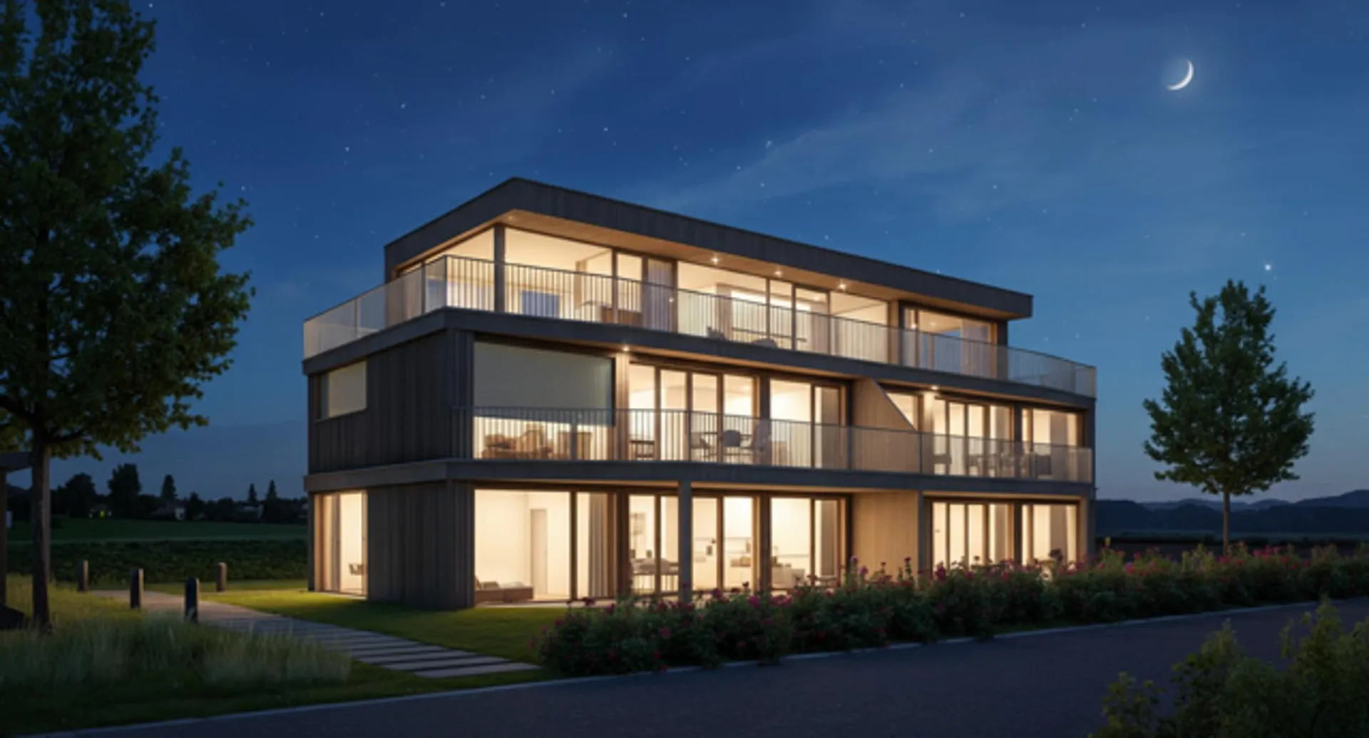 Neubau Attikawohnung - Ihr neuer Wohntraum in Halten am Bach!