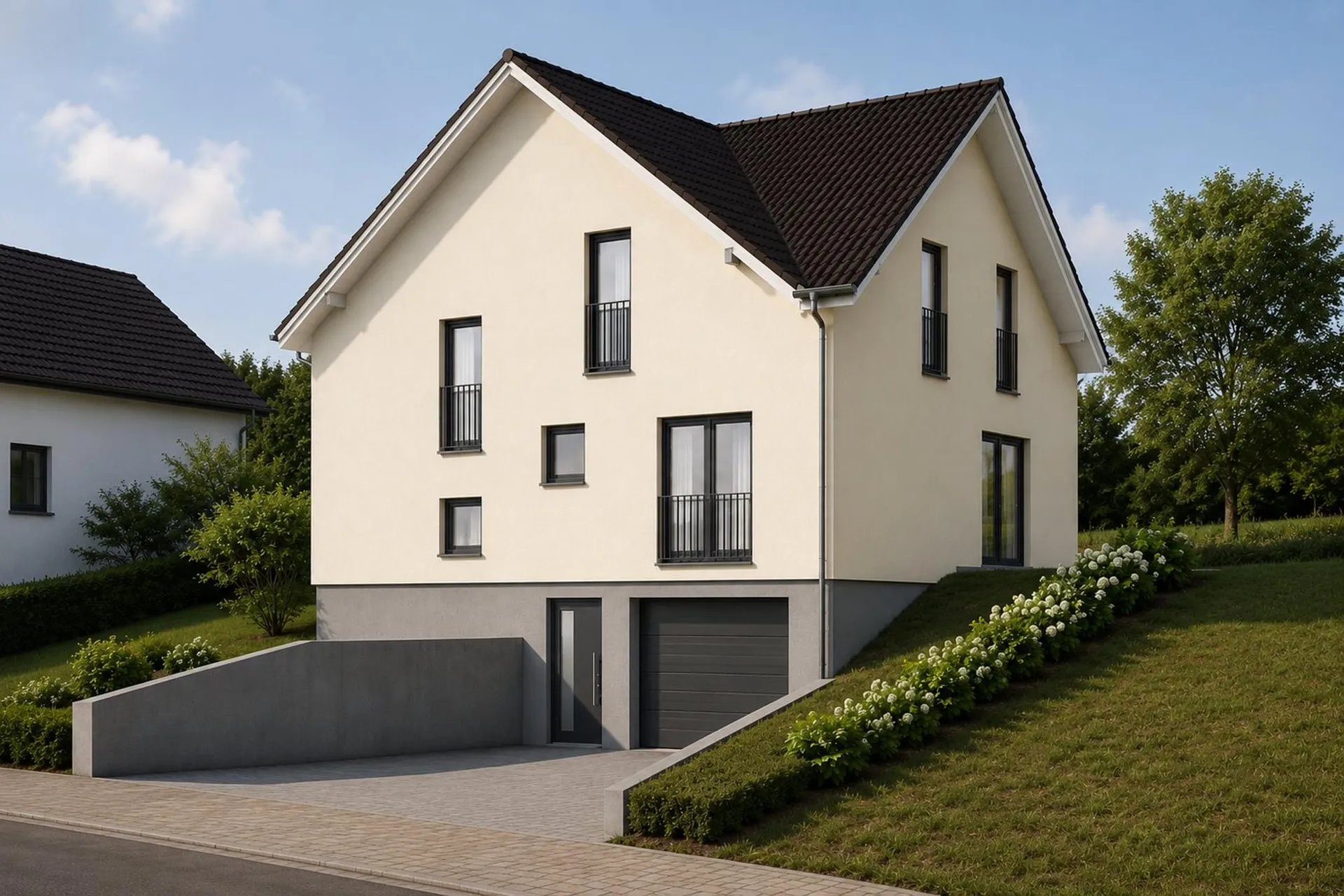 drei Freistehende EFH-Projekte an ruhiger Lage