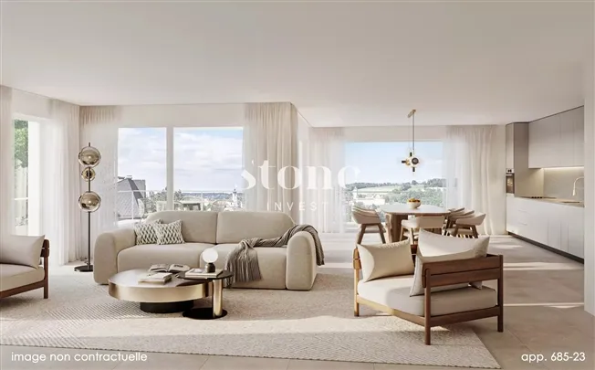 Hervorragender Dachboden mit einer Terrasse von 60 m²