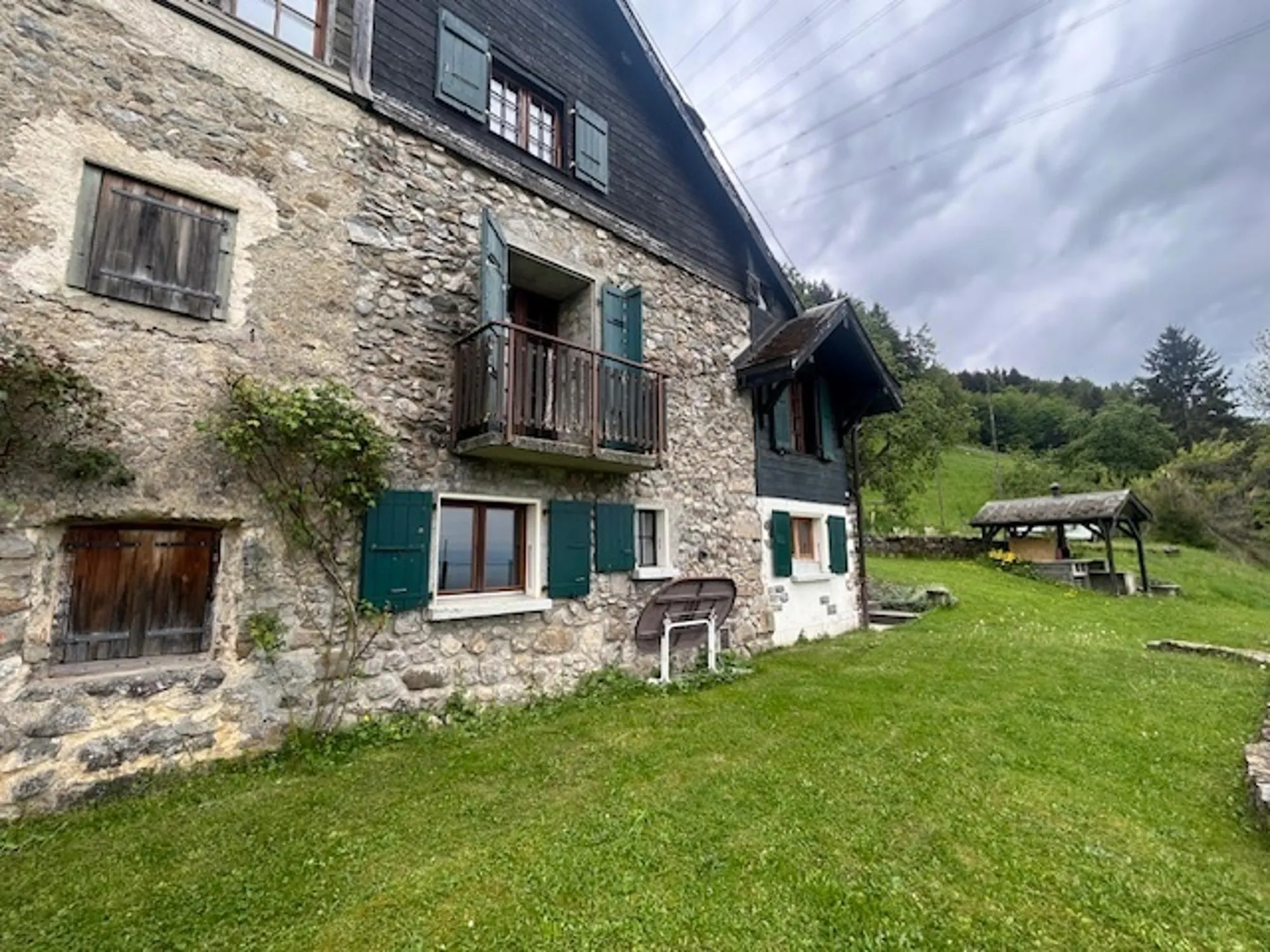 Unique en son genre : demi-chalet à Chamby