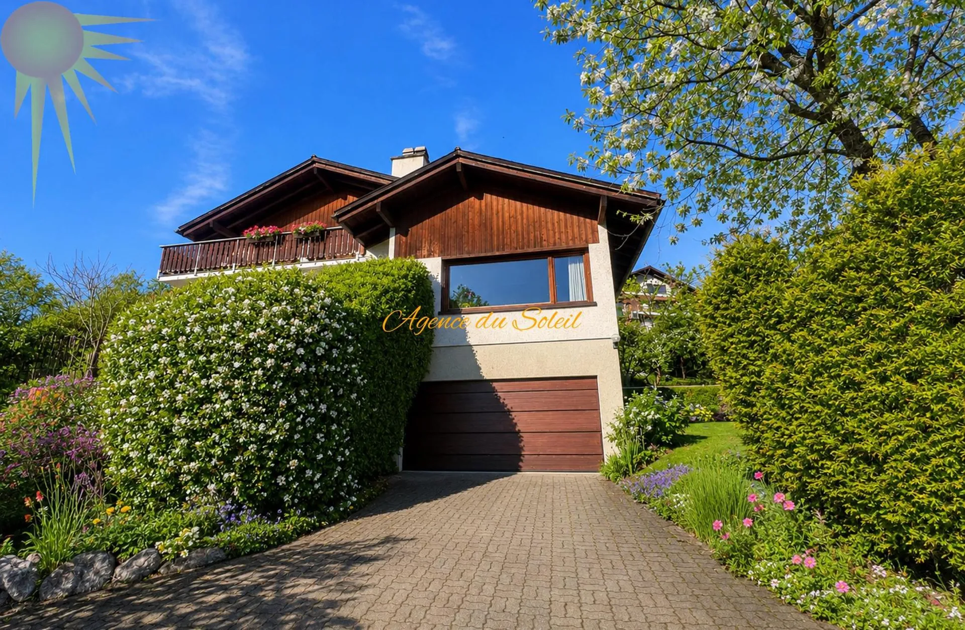 Superbe maison sud composé de 2 appartements séparés, à 5' en voiture de Crans-Montana (Mollens)!