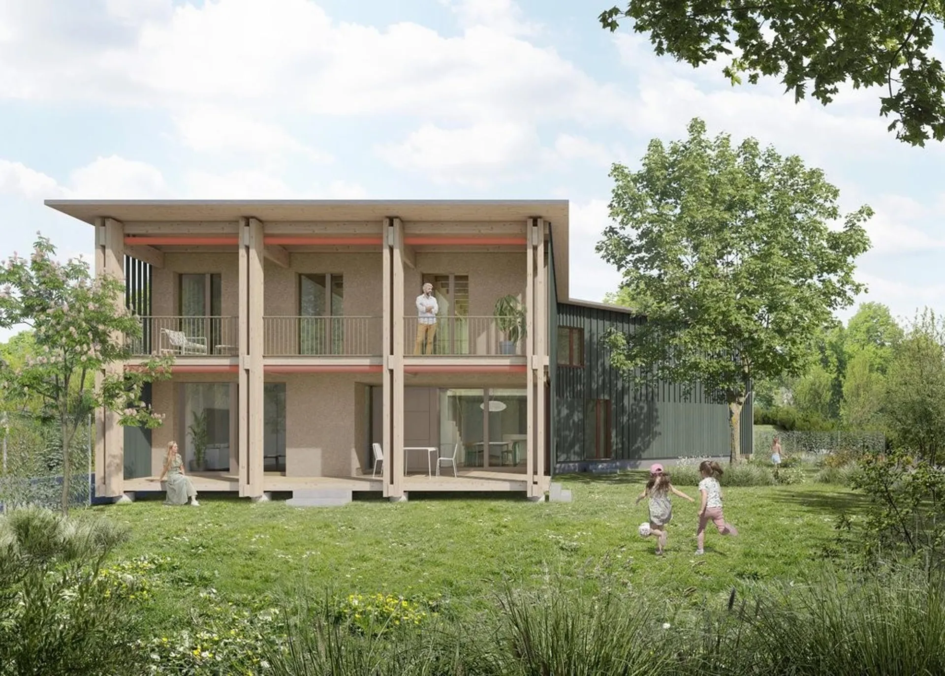 Magnifique maison contiguë de 4.5 pièces en cours de construction