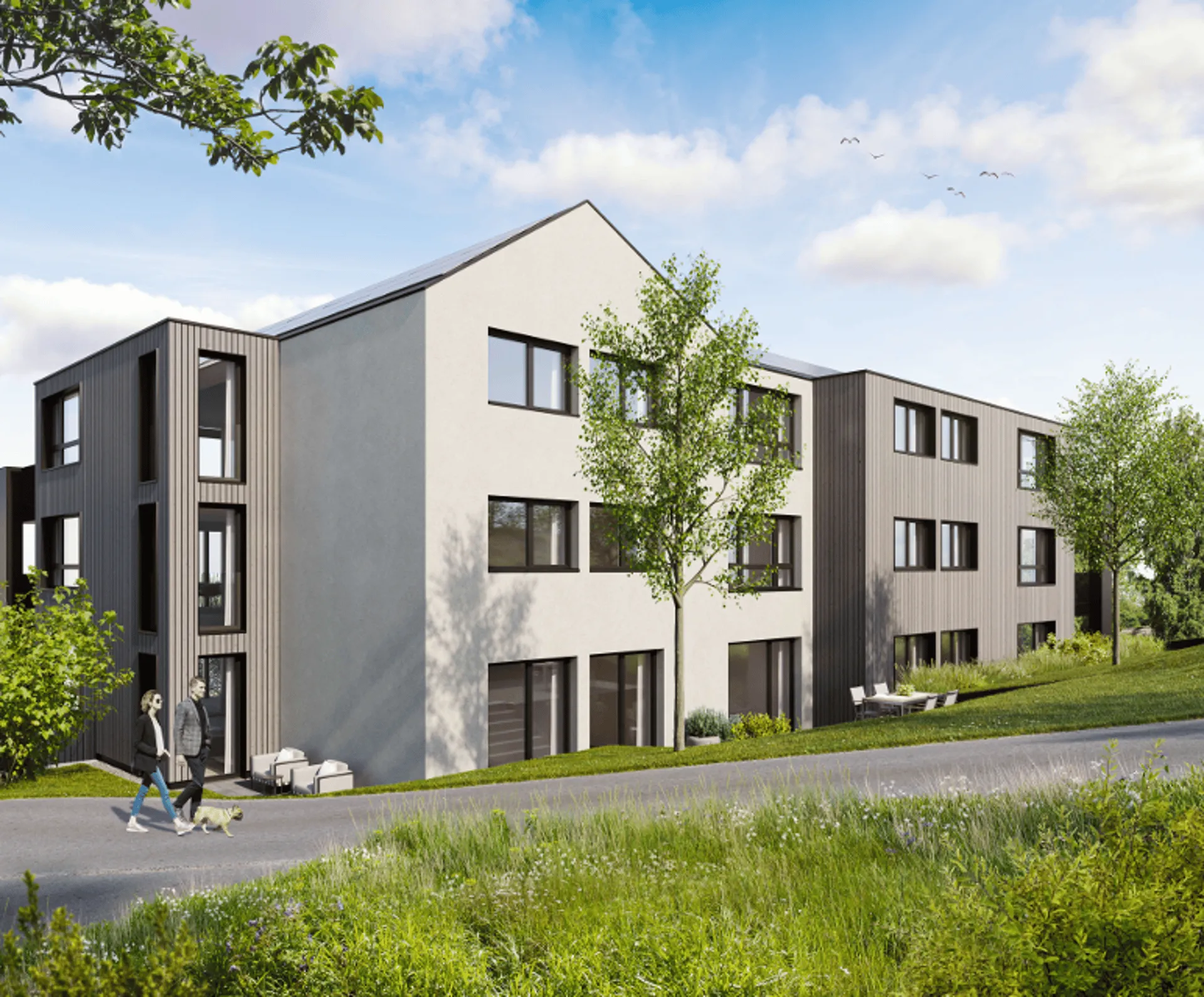 Neubauprojekt: 4.5-Zimmer-Erdgeschosswohnung in Untereggen