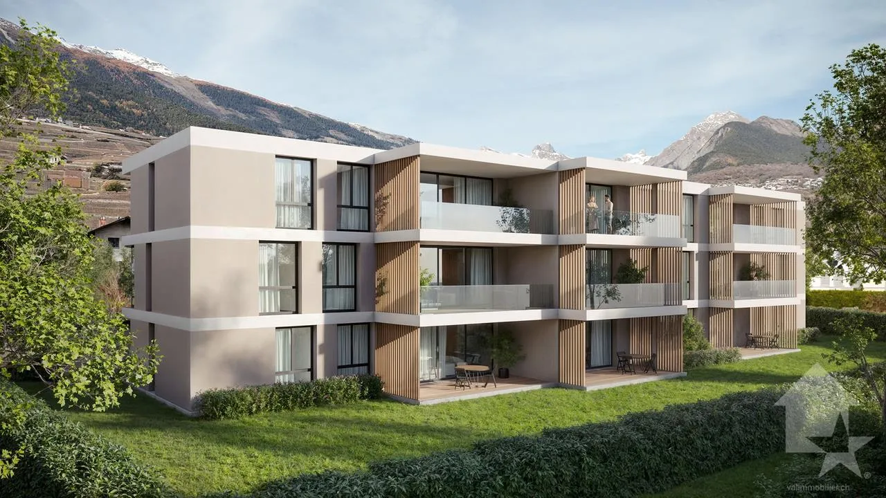 Appartement 3.5 pièces - Lot B3 - Les jardins de Plan-Conthey