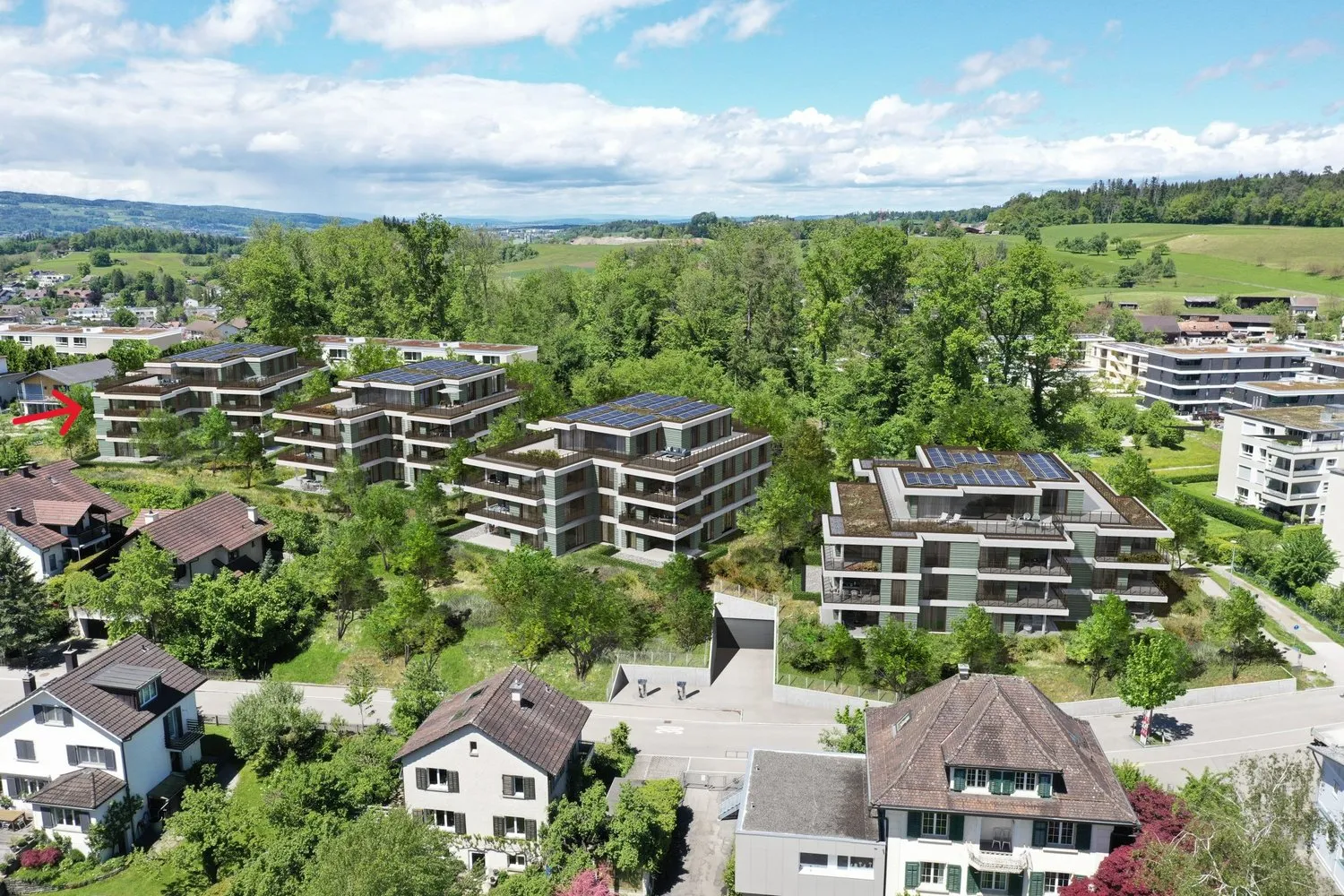 Moderne 4.5-Zimmer-Wohnung mit wunderschönem Ausblick