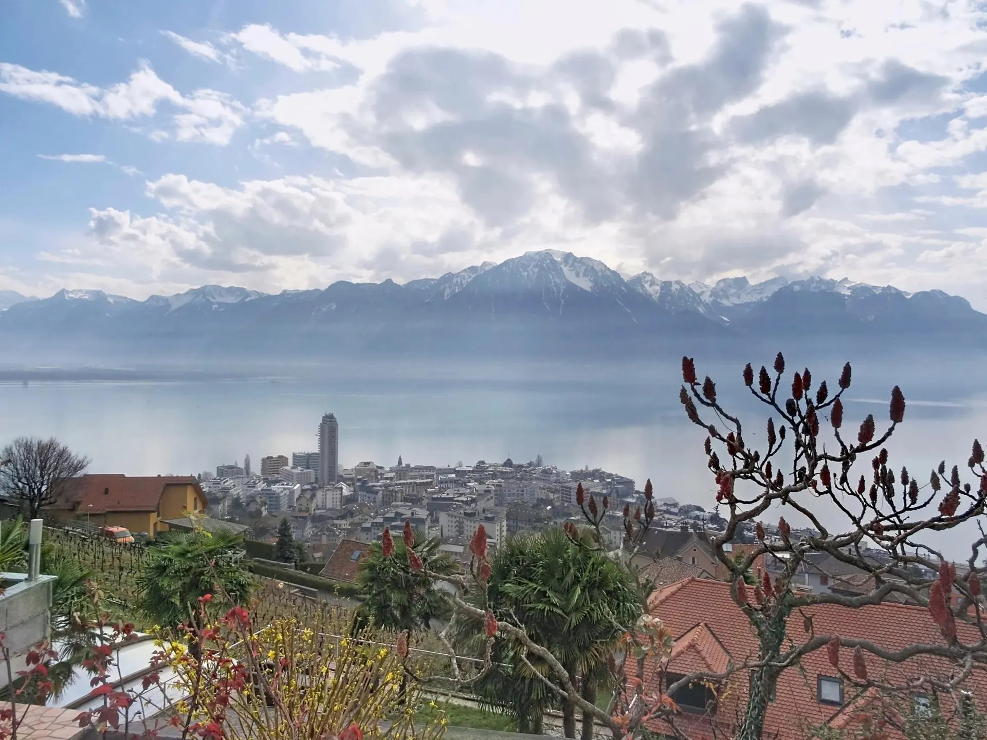 Magnifique maison de 5,5 pièces avec vue panoramique sur le lac et les montagnes.