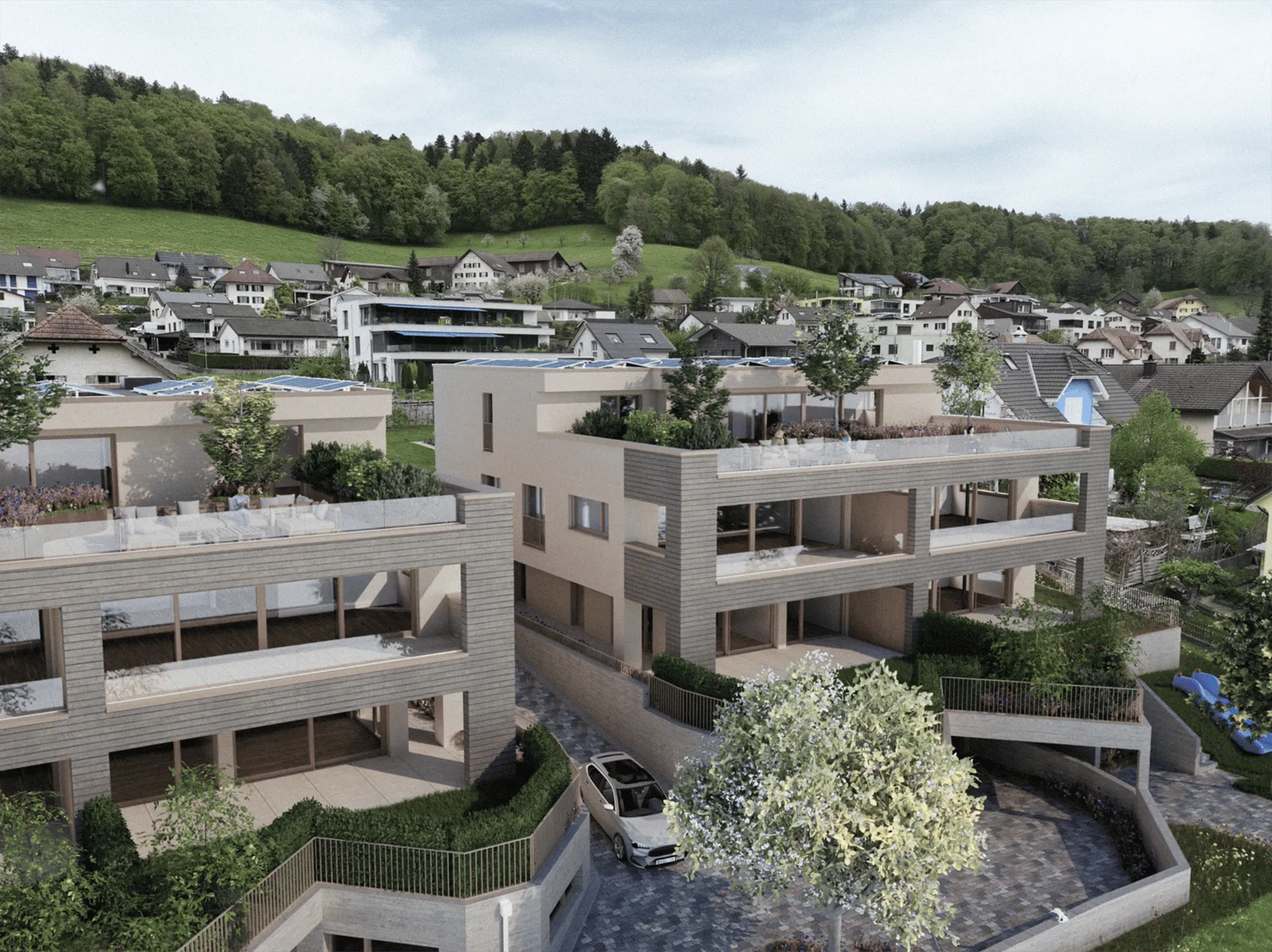 Neubau grosszügige 2.5-Zimmer Gartenwohnung in Minergie-P