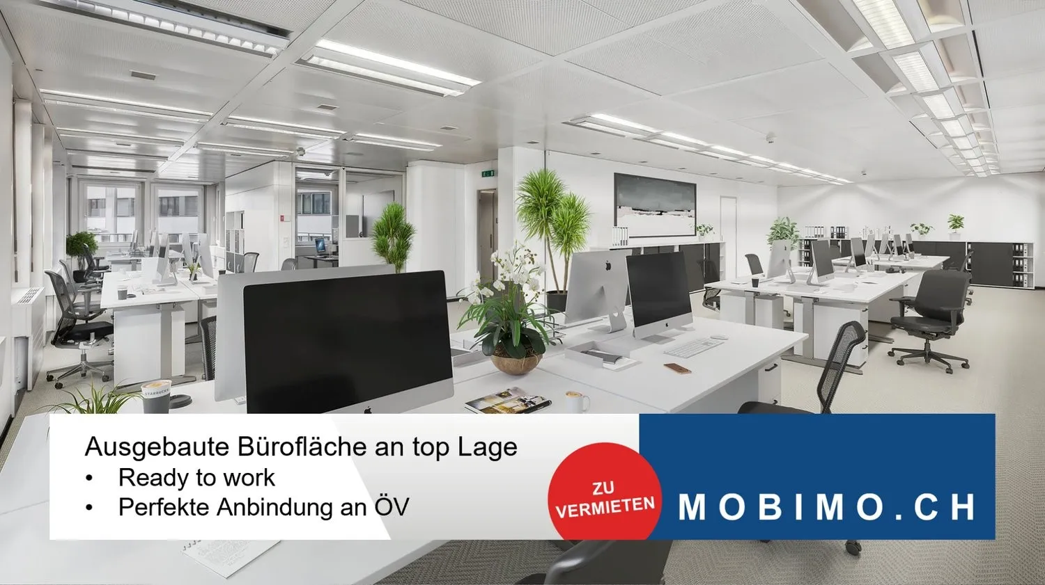 Mitten im Leben, über allem - 167 m2 Büros mit Terrasse