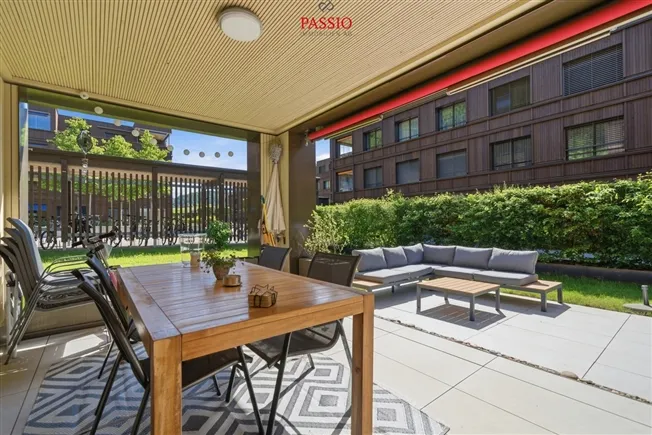 Wohnen mit Qualität – moderne Gartenwohnung in sonniger Lage