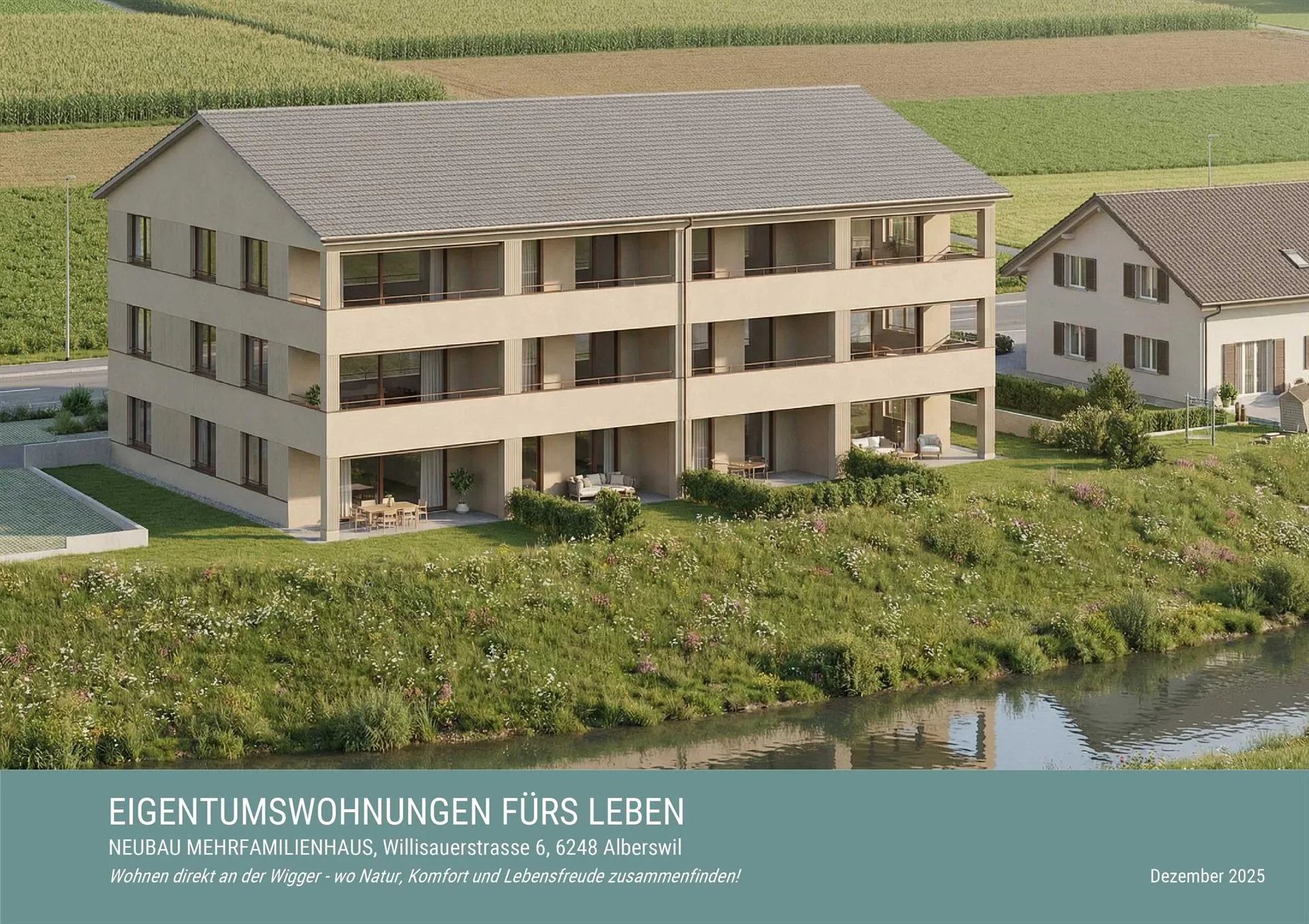 Eigentumswohnung fürs Leben - Wohnen direkt an der Wigger