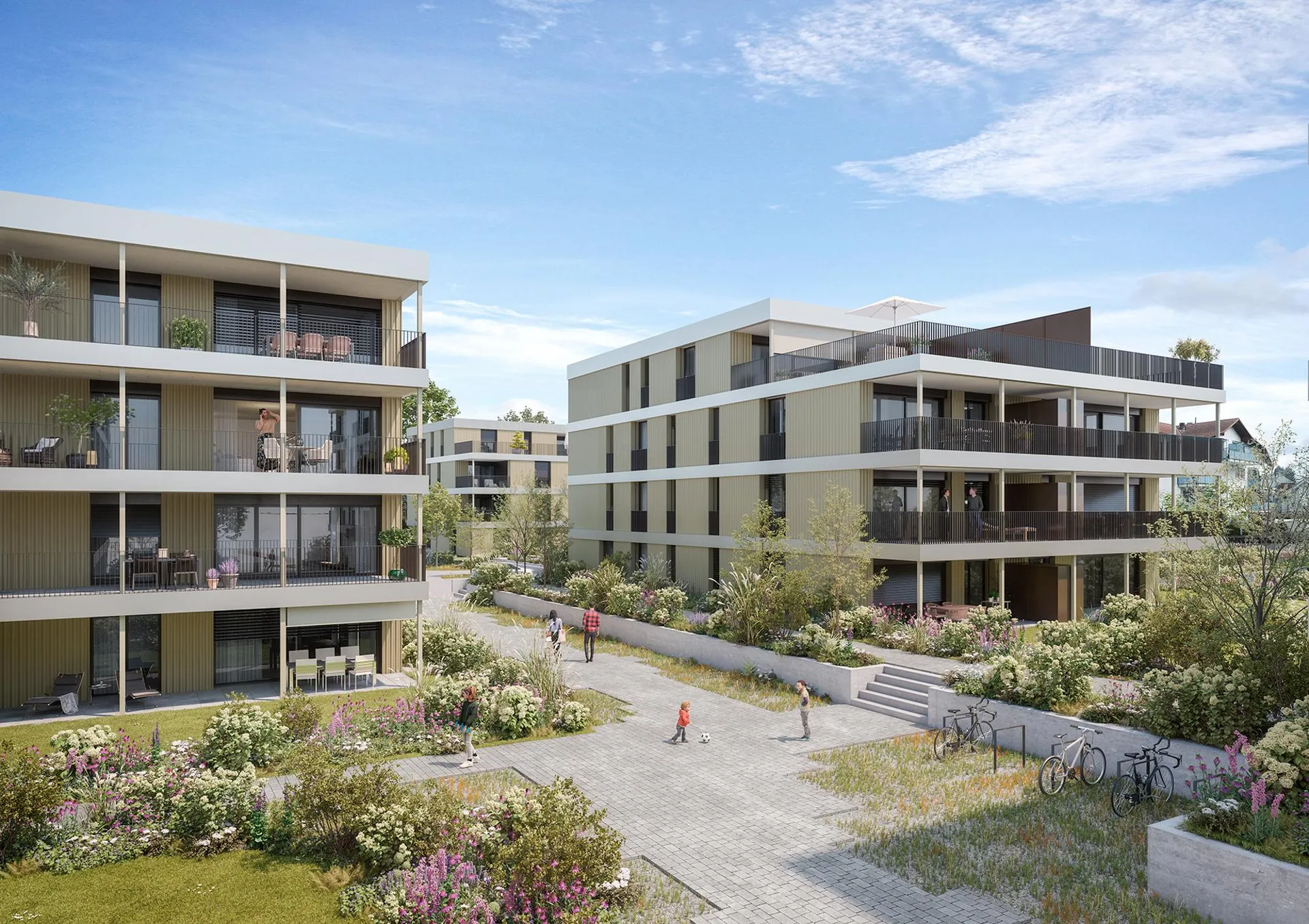Urbanes Wohnen im Grünen - "schmitterpark.ch" Diepoldsau