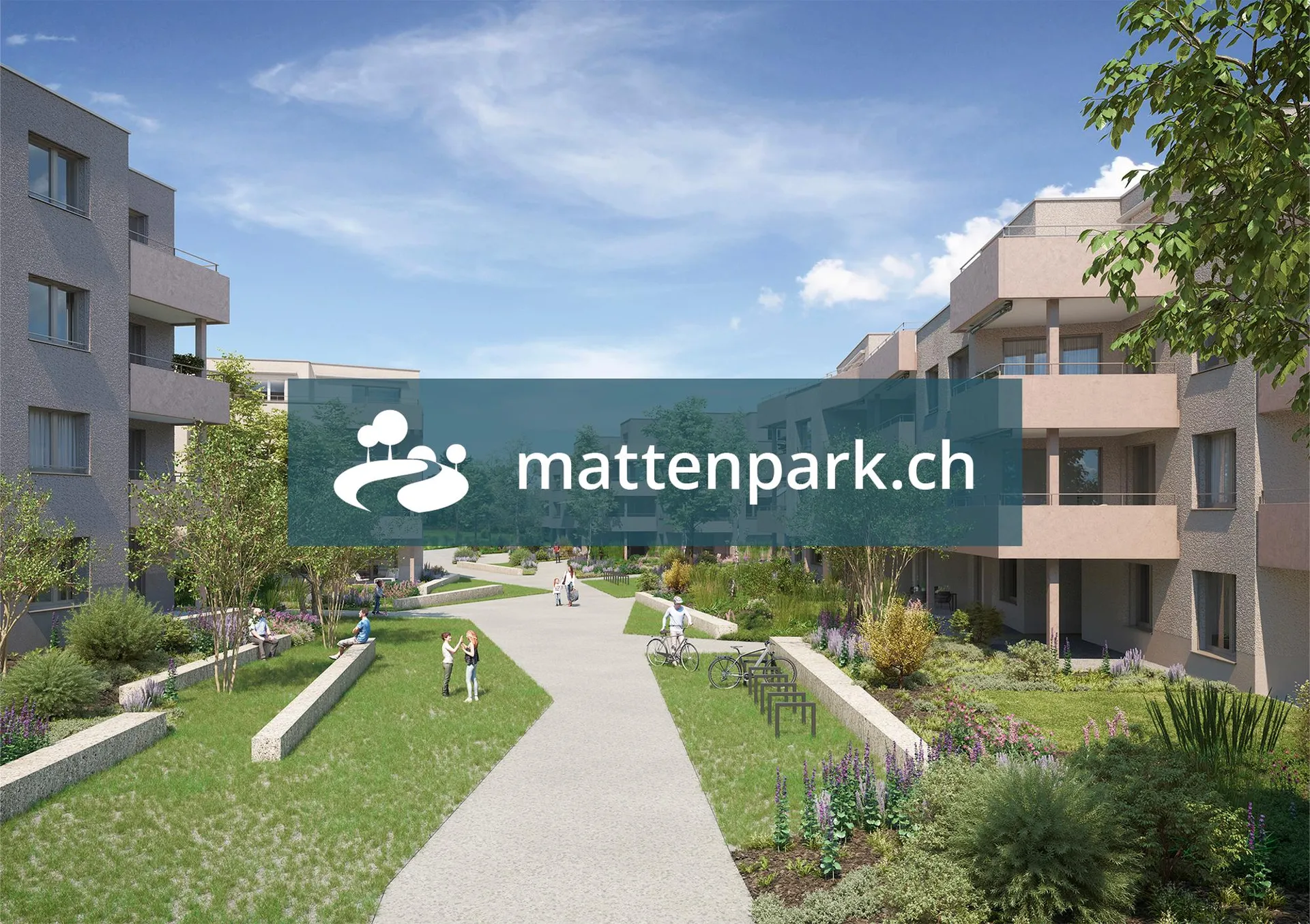 helle, moderne Wohnungen in der Überbauung "mattenpark.ch"