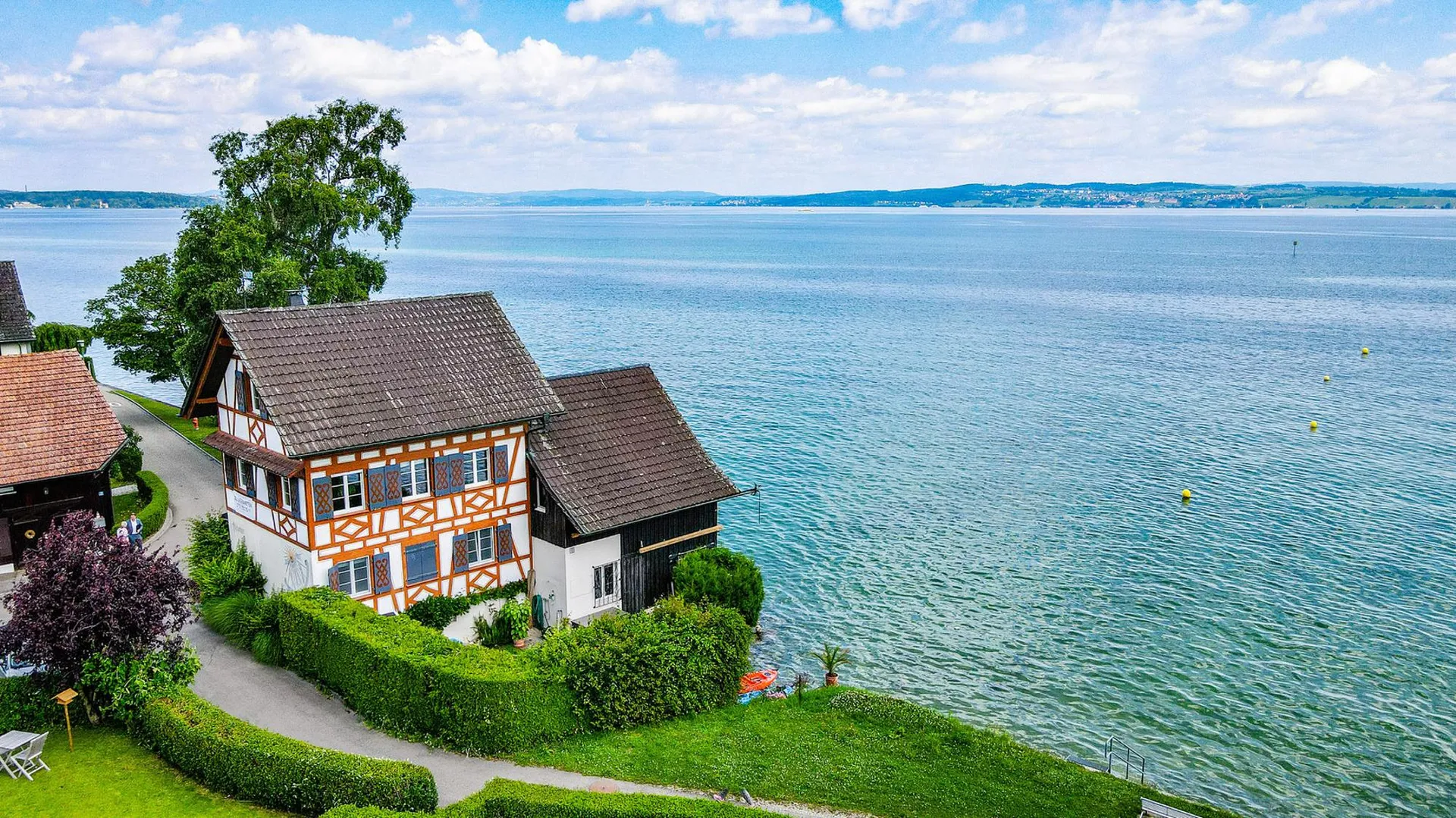 Seeblick, Geschichte, Charakter - Einzigartiges Riegelhaus direkt am B