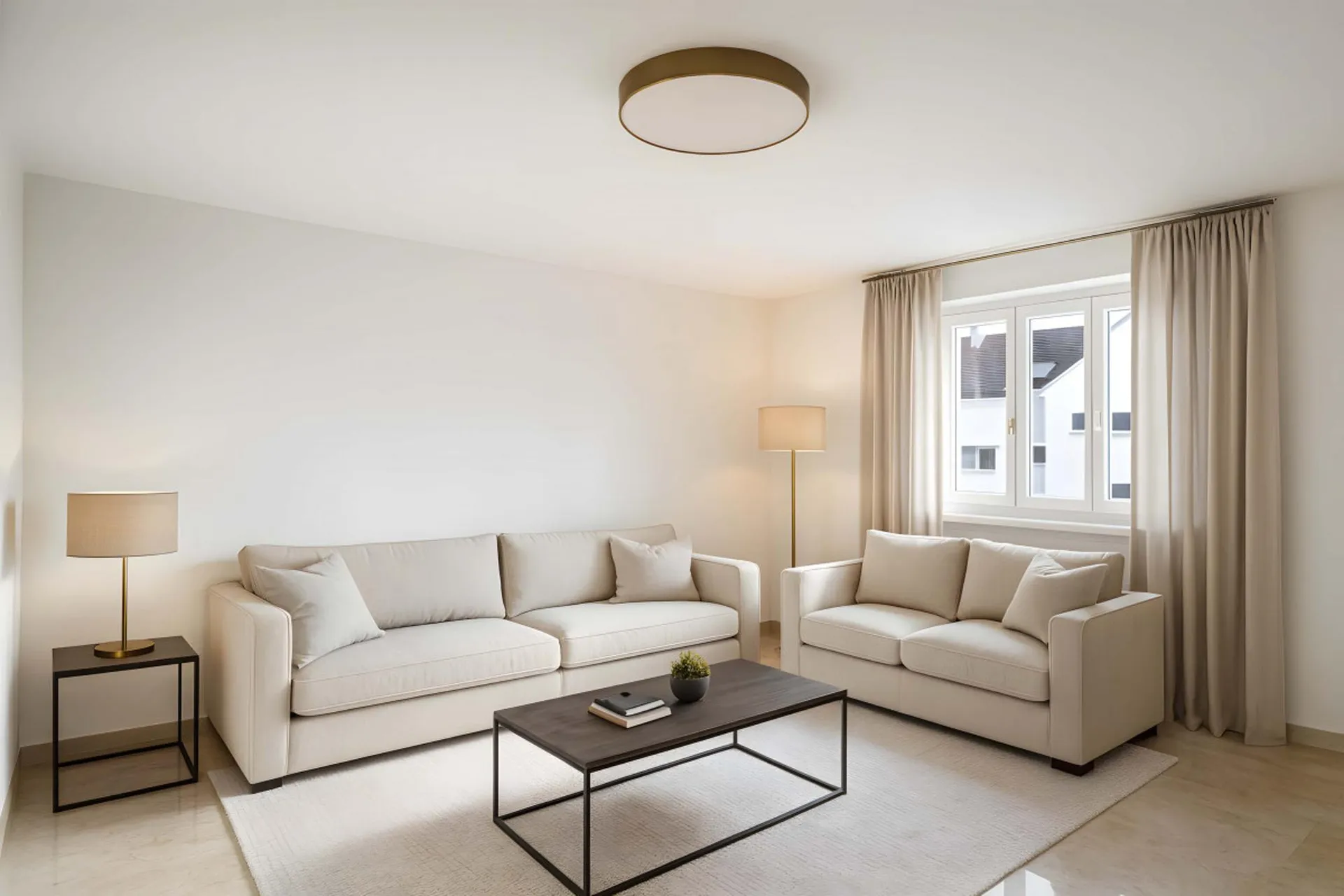 Courtételle  superbe appartement lumineux avec sols en marbre