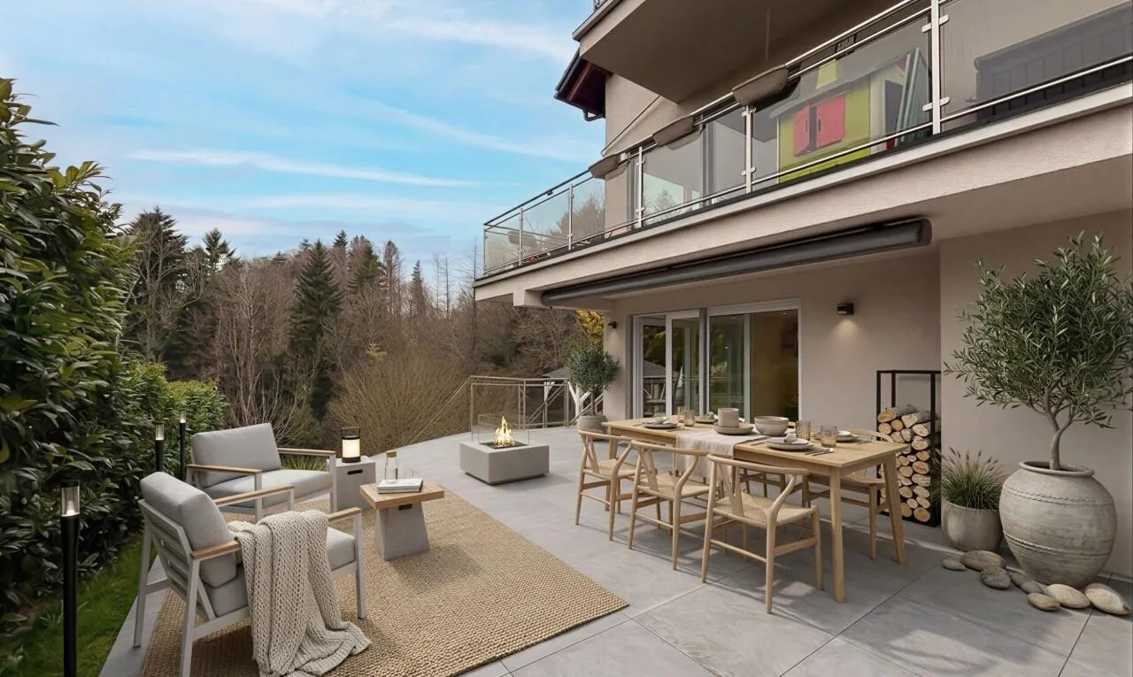 Magnifique 6.5 pièces modulable avec jardin et terrasse d’exception