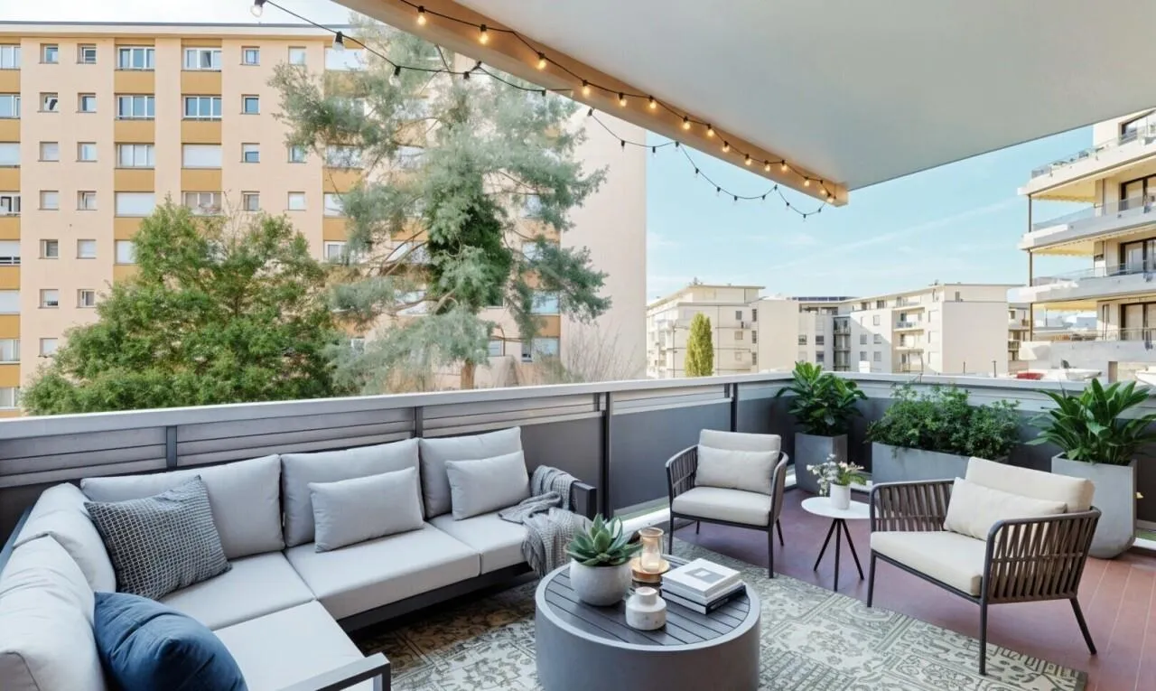 Lumineux studio avec grand balcon au cœur de Clarens