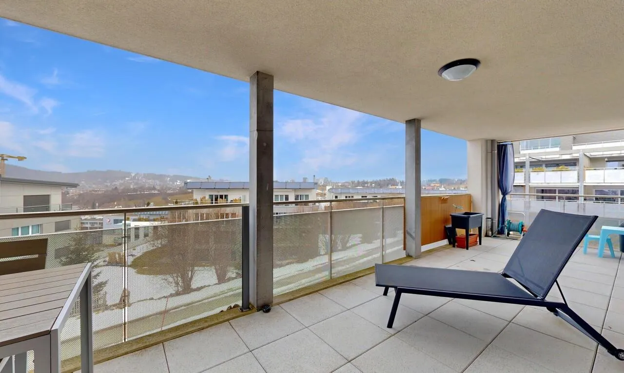 Appartement avec vue montagnes – 106 m², 4 pièces avec garage