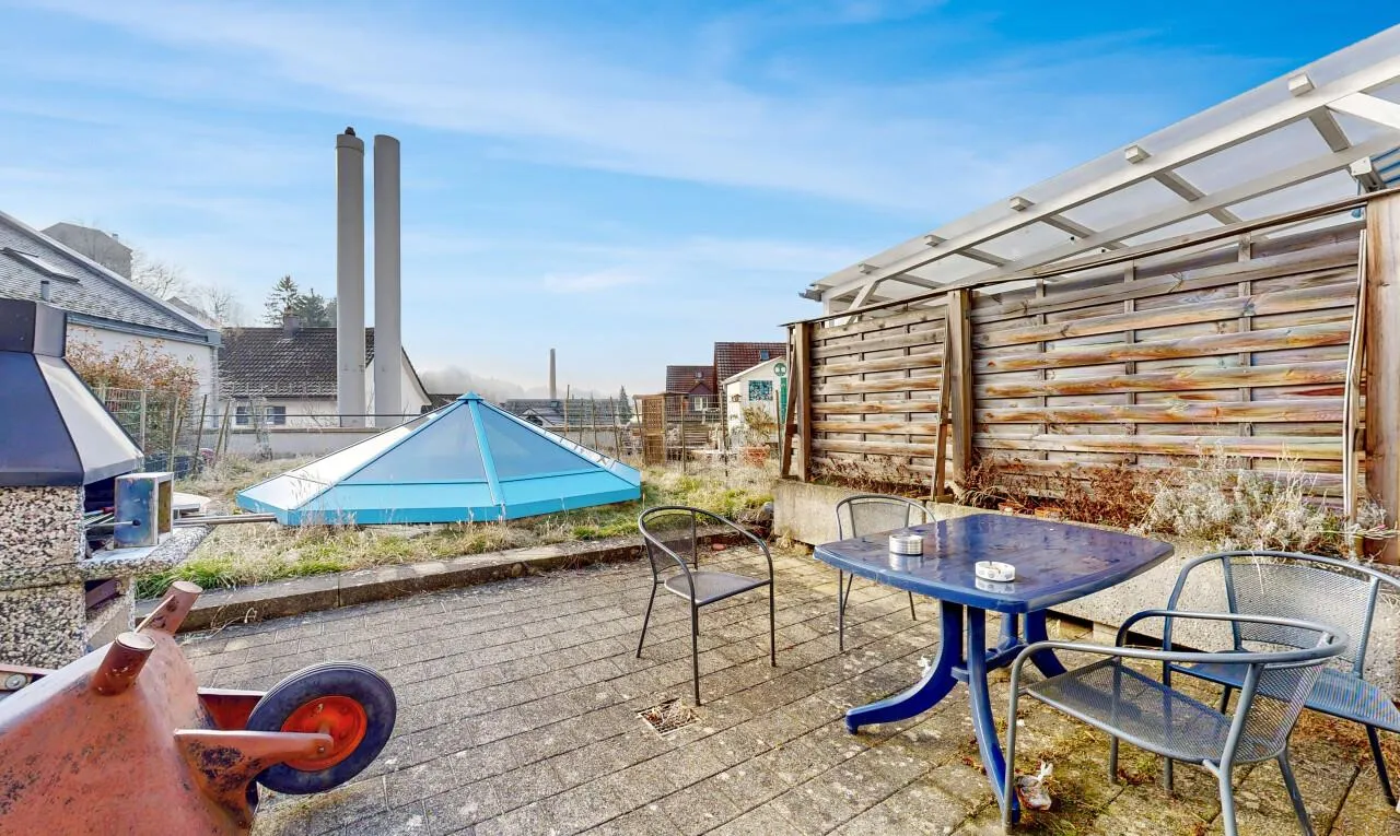 Gemütliches Wohnen auf zwei Etagen mit sonniger Terrasse