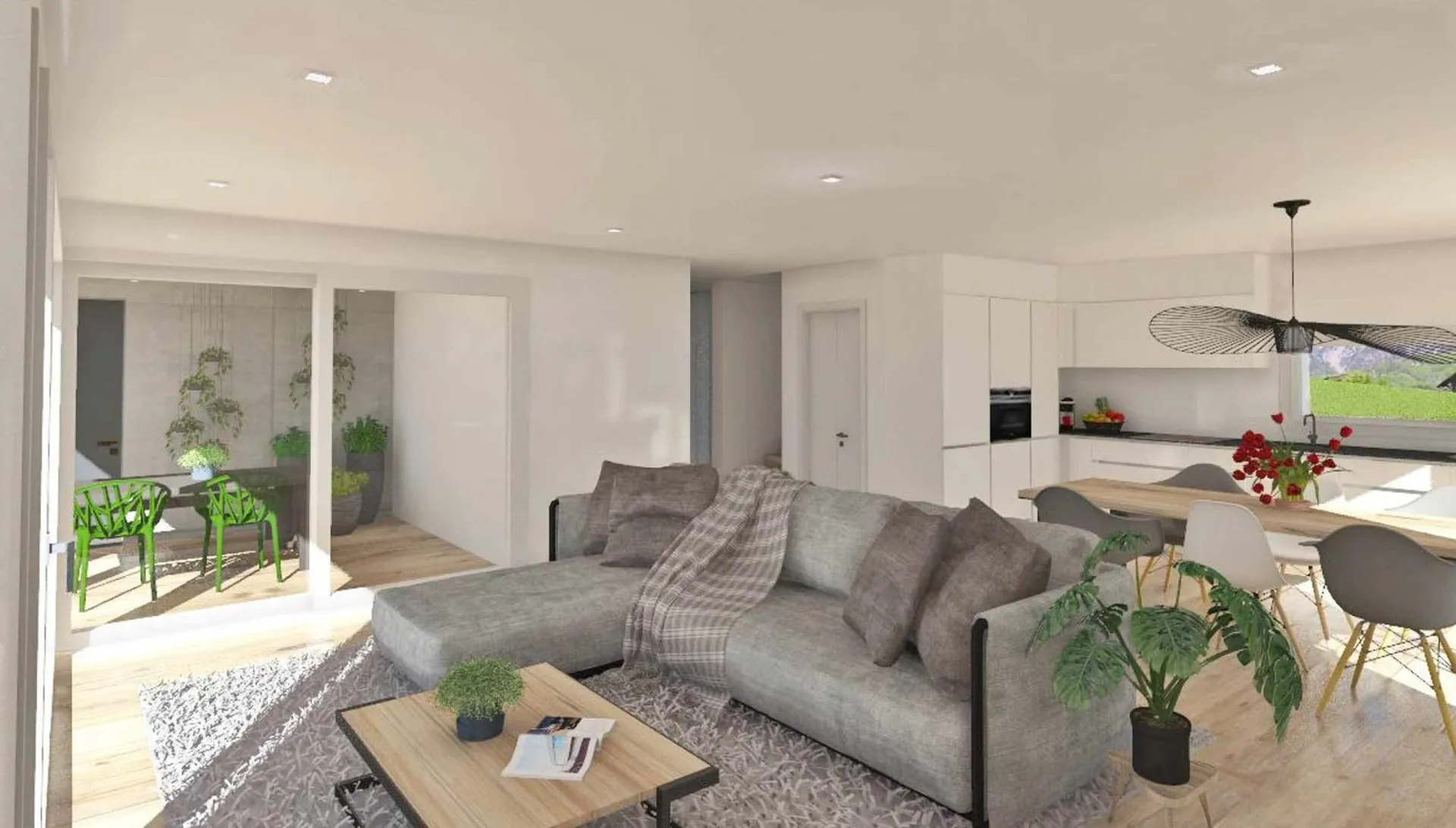 Maison contemporaine de 5.5 pièces - St-Pierre-de-Clages