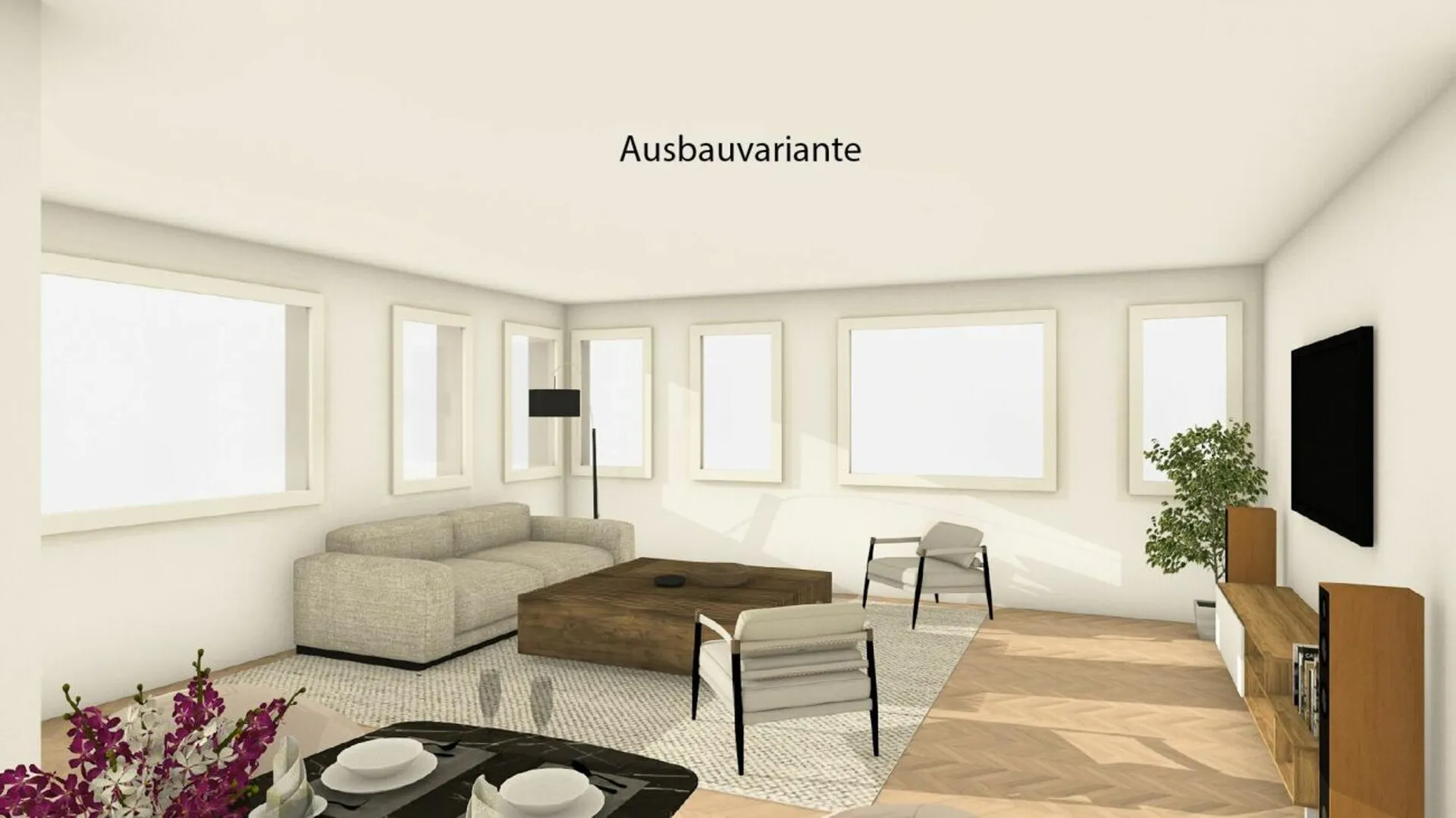 5 1/2 Zimmer-Wohnung inkl. 2 Parkplätze