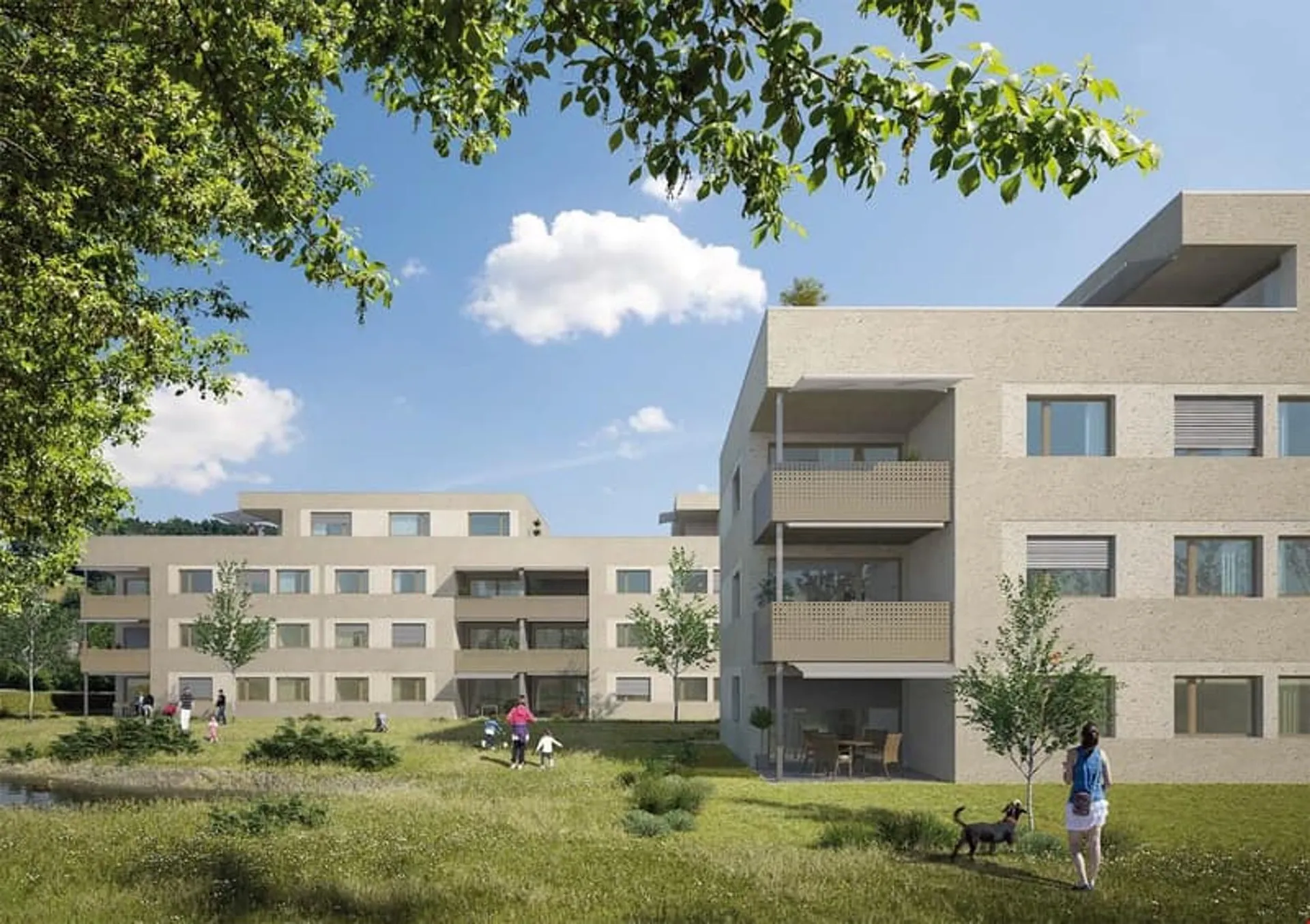 5.5 Zi.-Wohnung Wohnen «Im Oberfeldpark» in Staffelbach - Haus C