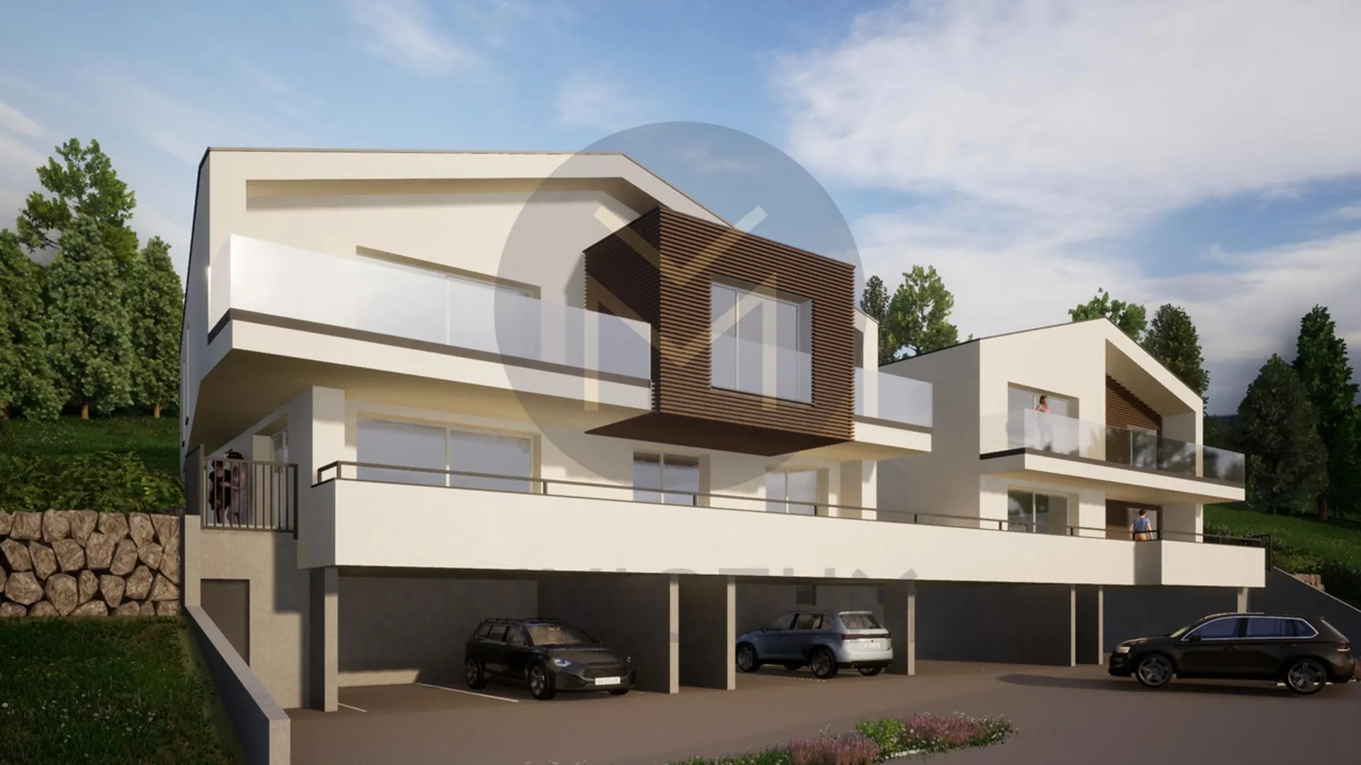 Magnifique appartement neuf avec vue lac et montagnes à Botterens