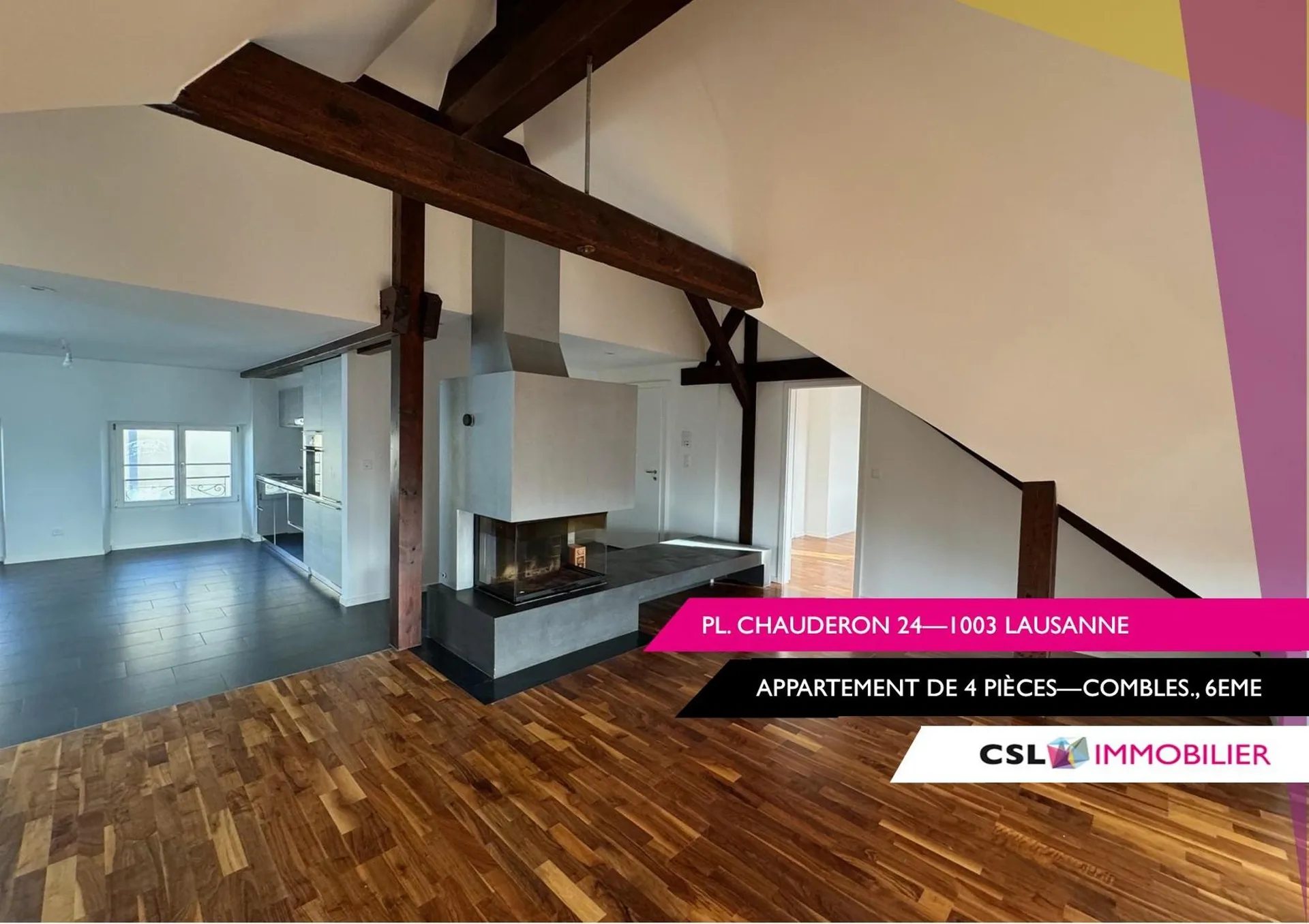 4.0 Appartement chambre Dans Lausanne
