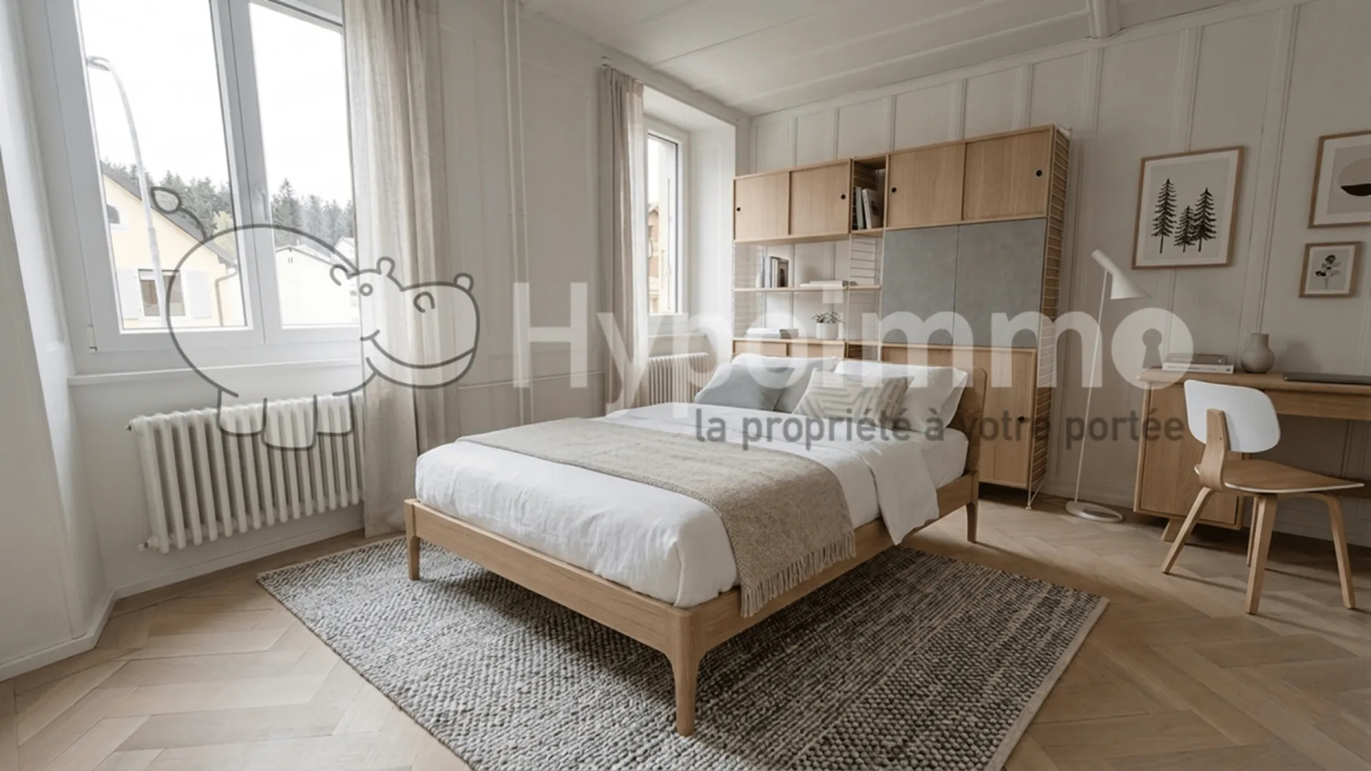 Appartement plein de charme de 2.5 pièces à La Chaux-du-Milieu avec jardin