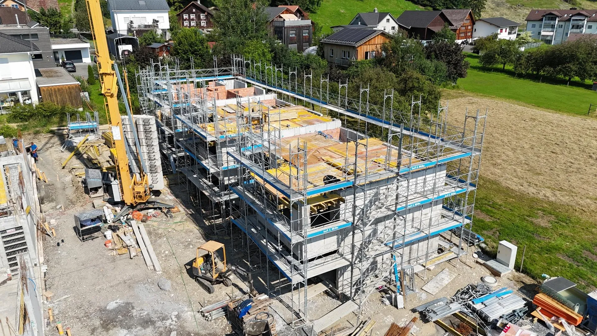Neubau: Modernes Reiheneinfamilienhaus in Sax zu verkaufen