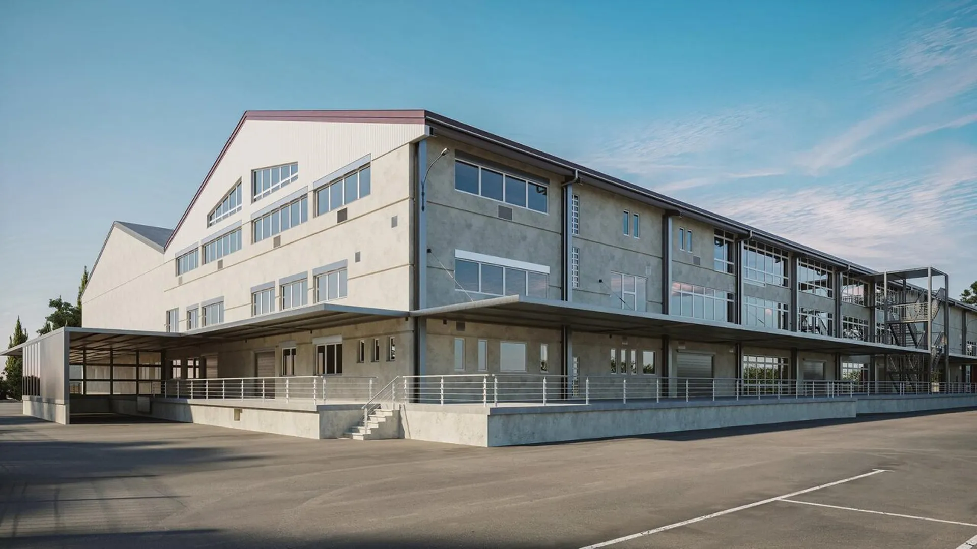 Dépôt de 2'900 m² à louer - Onnens