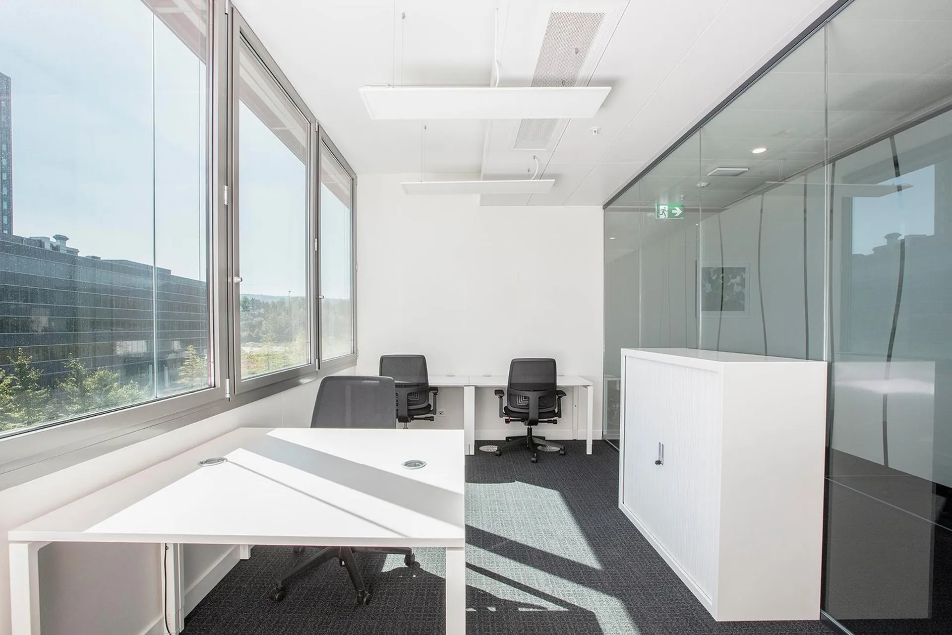 Privatbüro für drei Personen in Regus Business Park