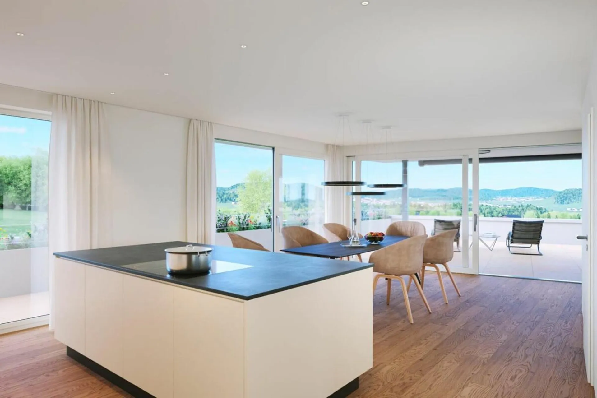 Neubauprojekt "Sonnenwiese" - 5.5 Zimmer Attikawohnung im 2. OG (Wohnung Nr. 7)