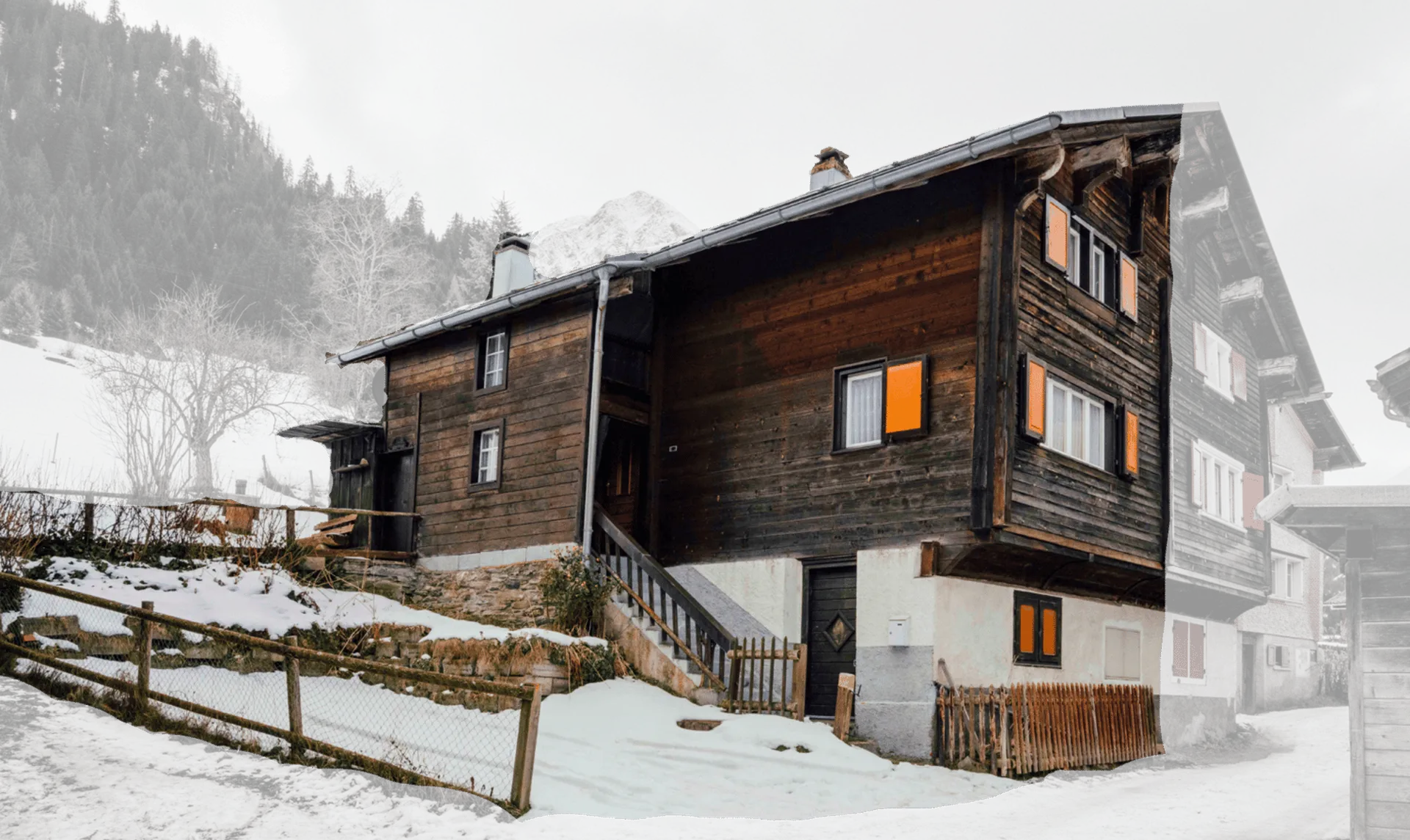 4.5-Zimmer-Haushälfte in idyllischem Bergdorf