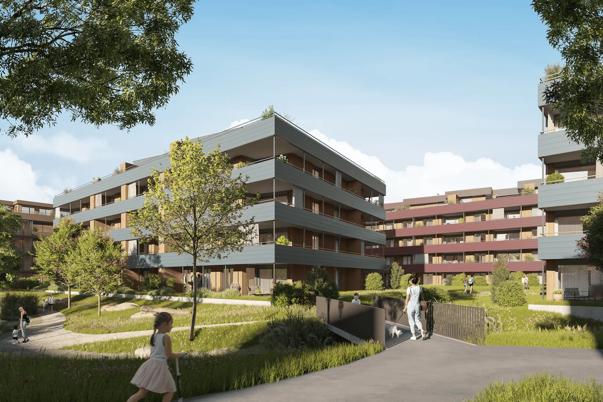 Topp Attika mit 137 m2 Terrasse an idyllischer und zentraler Lage
