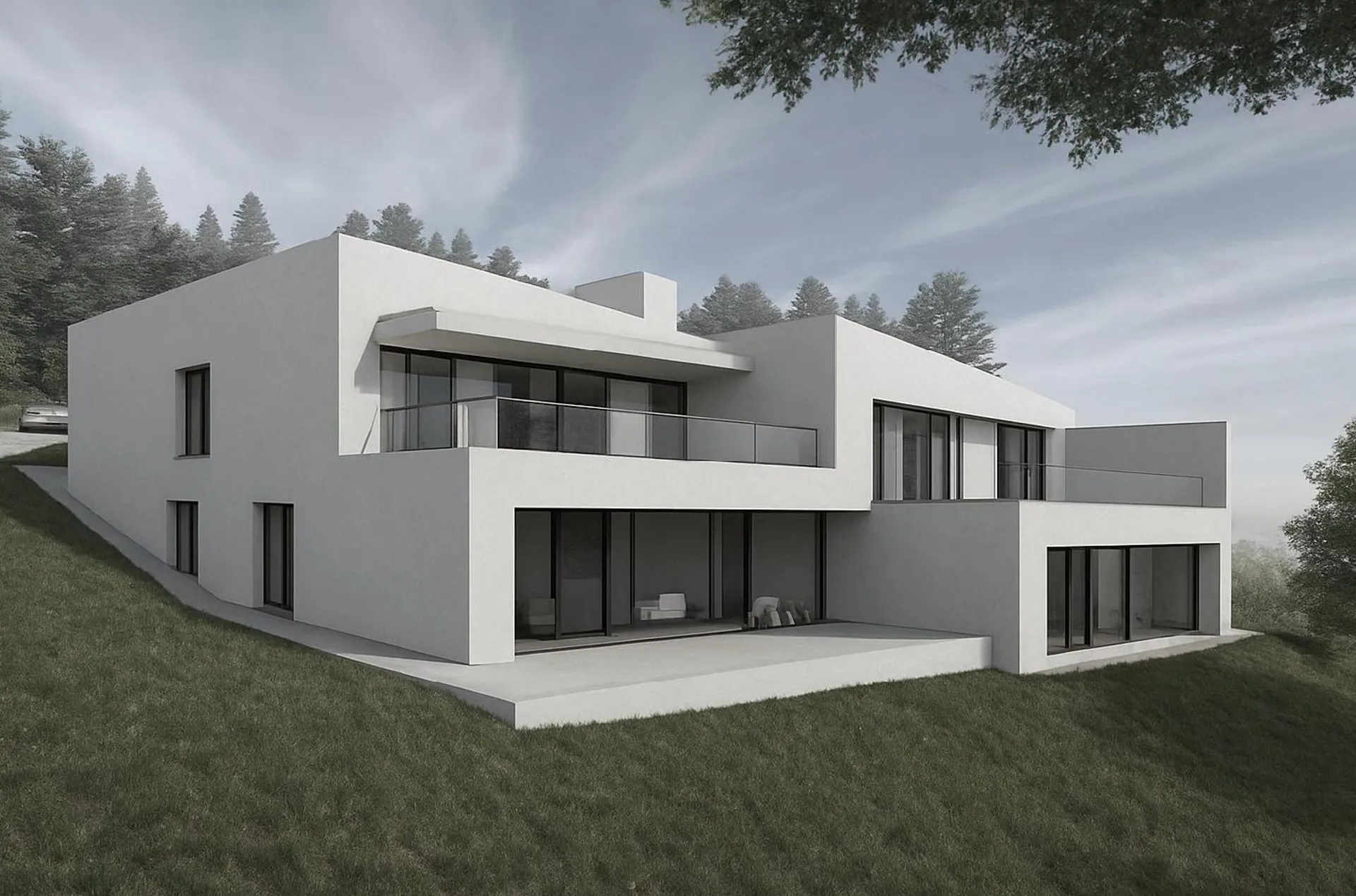 Villa jumelée contemporaine 5.5 pièces | orientation Sud-Est | Vue Alpes | Les Rochettes - Cornaux