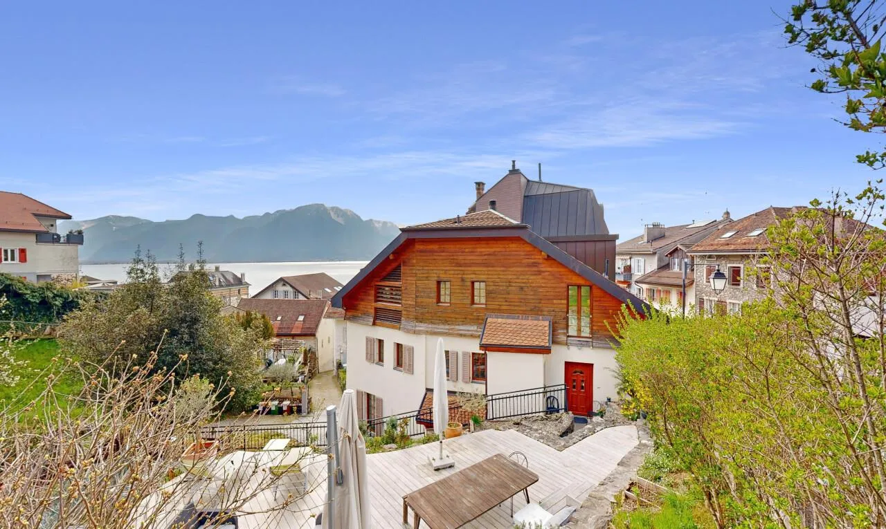 Luxueuse villa familiale avec spa et vue panoramique à Montreux