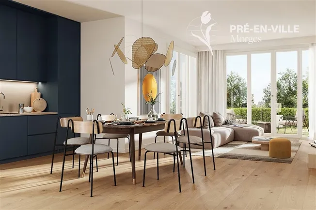 Pré-en-Ville – B1 – Neue 2,5-Zimmer-Wohnung im Erdgeschoss