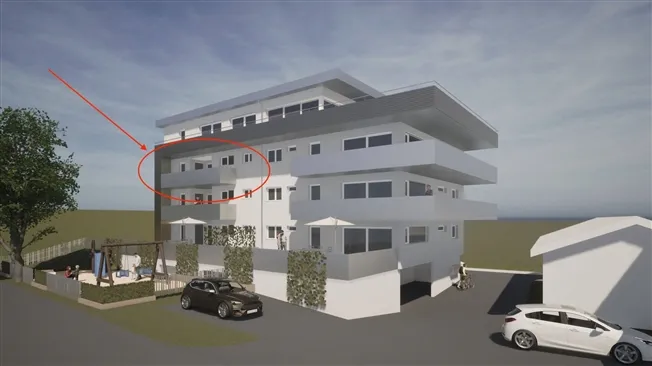 4.5-Zimmer-Wohnung mit Balkon