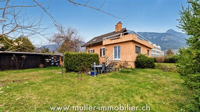 Charmante Villa mit Garten im Sous-gare-Bezirk von Aigle