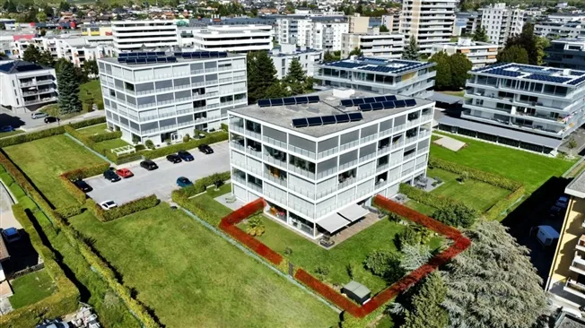 Einstöckige Wohnung im Zentrum von Conthey