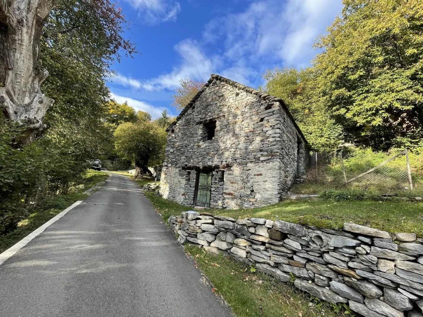 Rustico di 2 locali da riattare con prato da sfalcio,  e bosco    /...