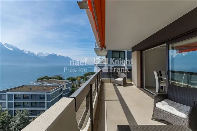 Atemberaubende 3,5-Zimmer-Wohnung am See zum Verkauf im Zentrum von Montreux