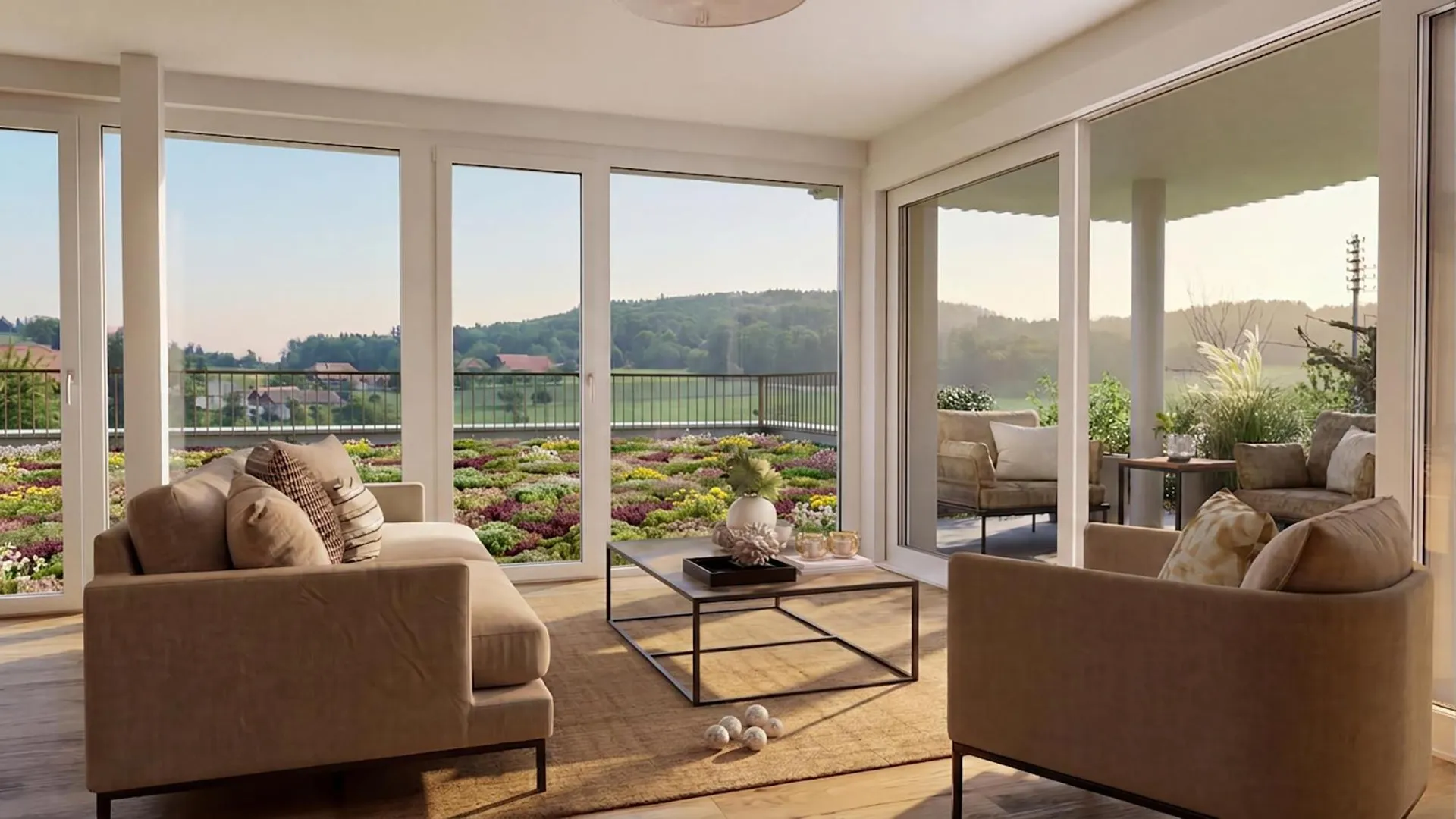 4,5-Zimmer-Neubau-Eigentumswohnung mit Weitblick in Lüterswil (Bucheggberg)