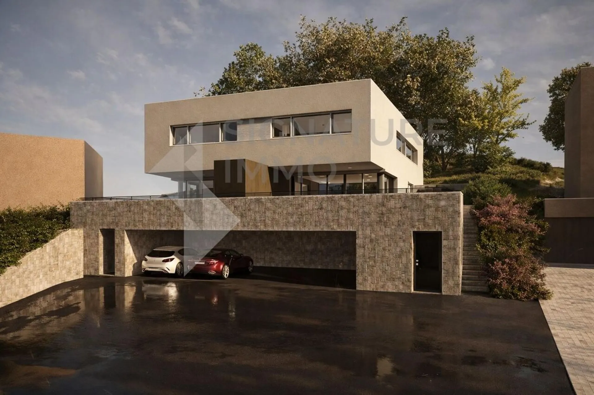 Superbe Villa mitoyenne moderne avec grande terrasse à Ursy