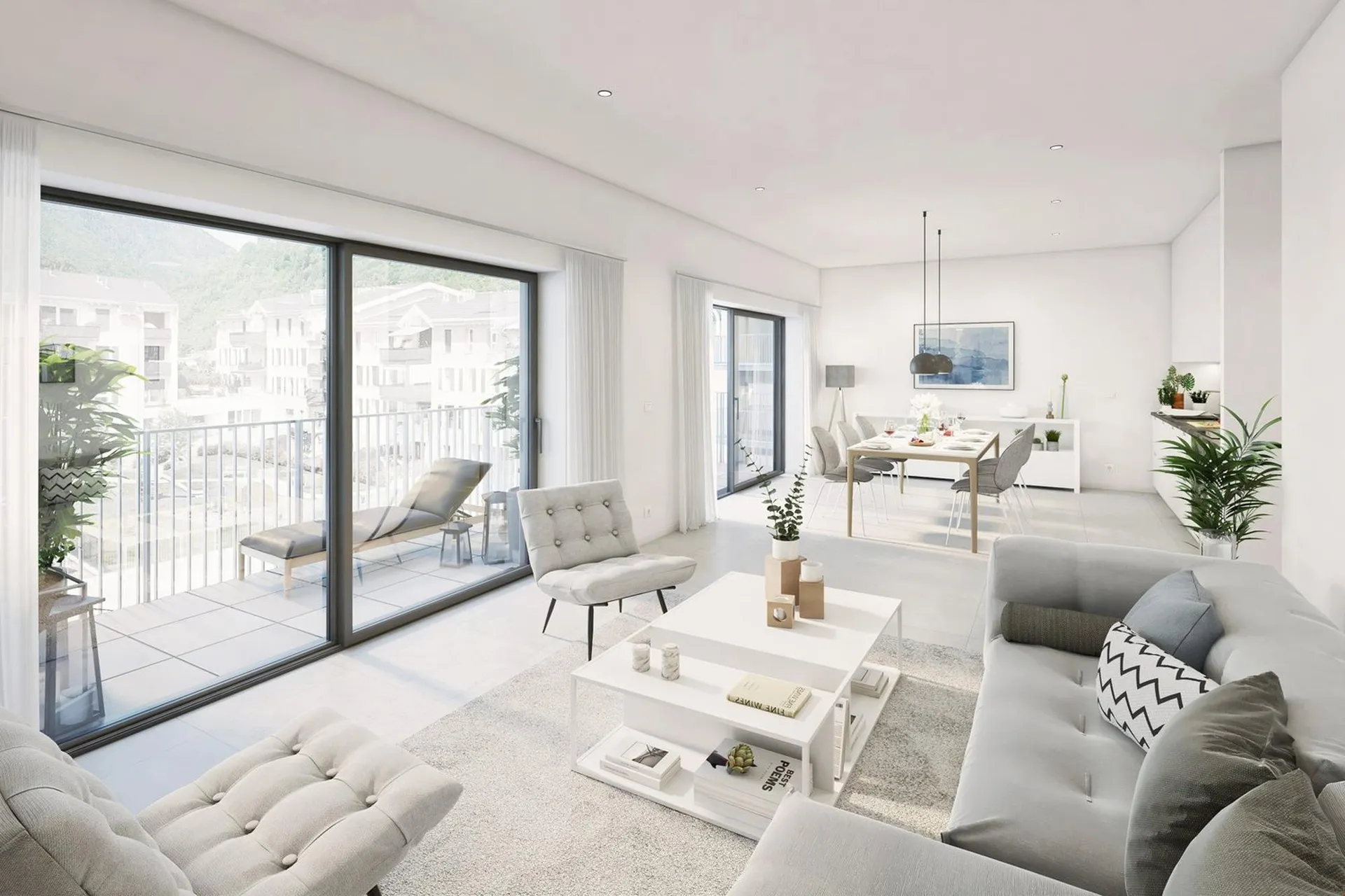Vouvry - Appartement de 4.5 pièces - Résidence le Bourg - Lot B2.13