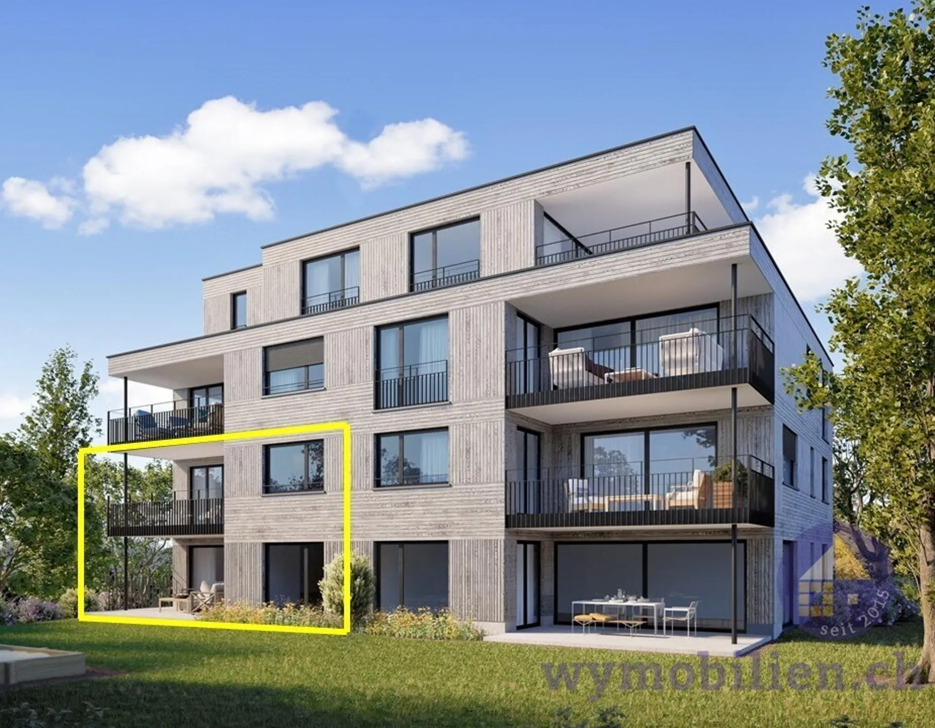 Neubau Kirchberg: 6 Zimmer-Maisonette mit 226m2 Nutzfläche