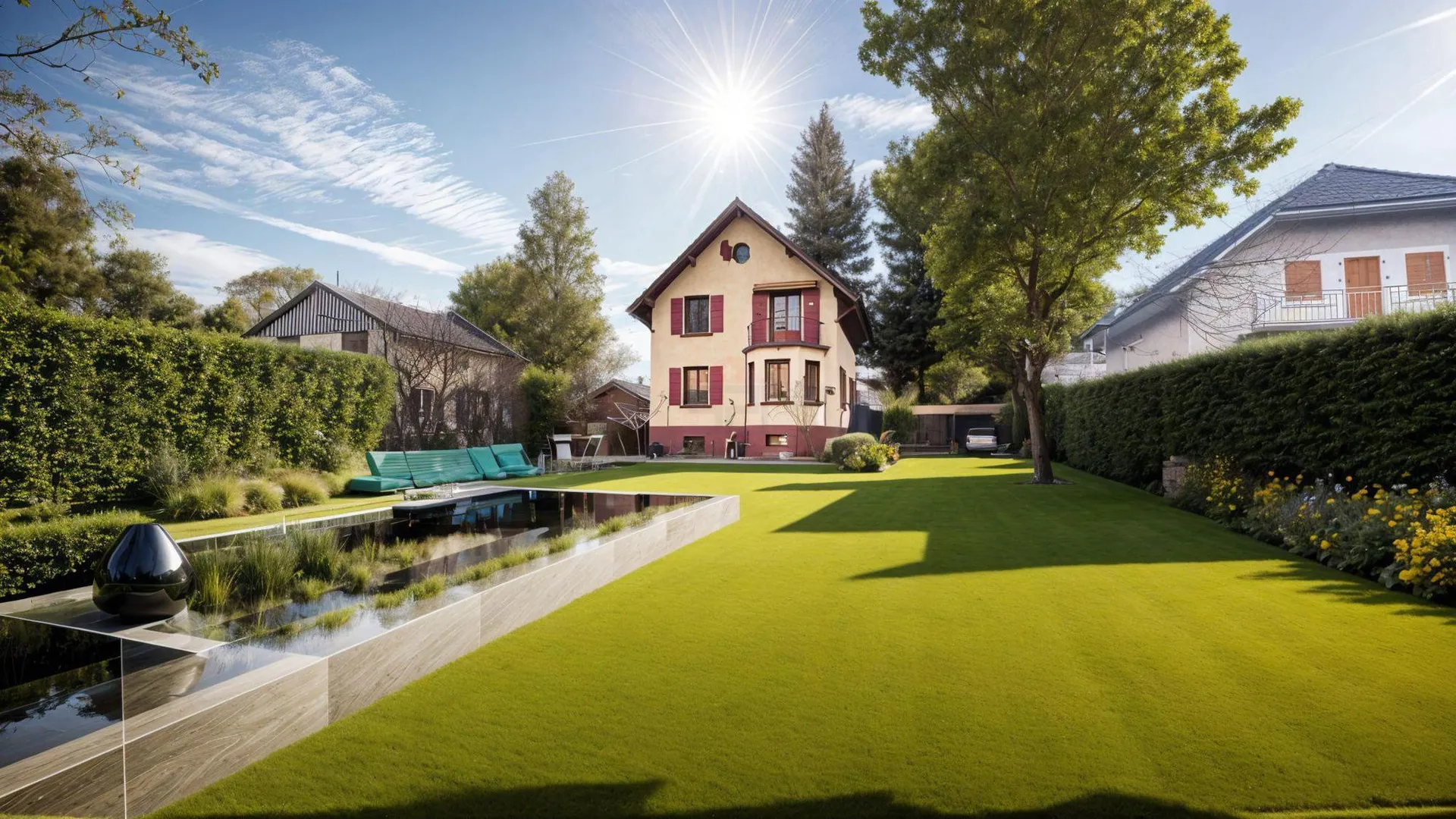 Charmantes Haus von 175 m², mit einem großen Garten