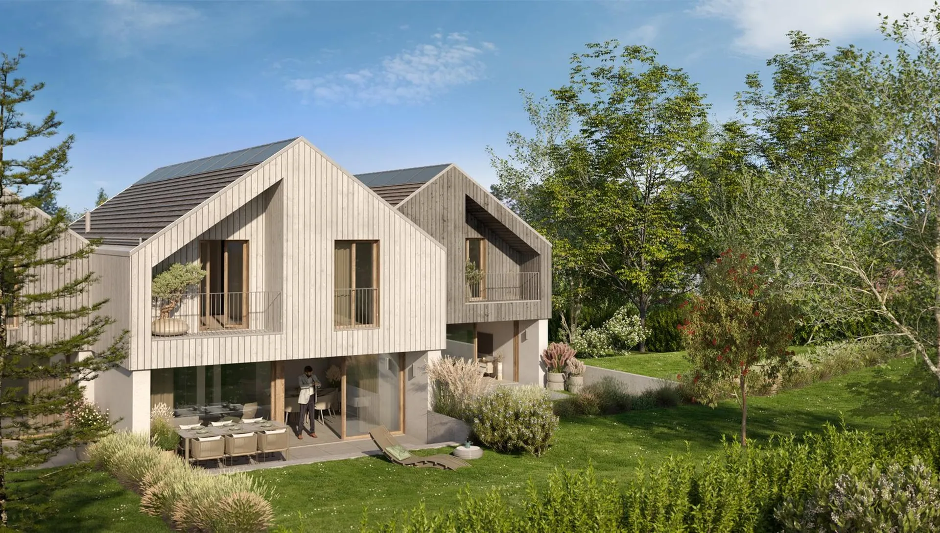 Dernière villa! 3 HABITATIONS GROUPEES THPE/2000W - Vente sur plan