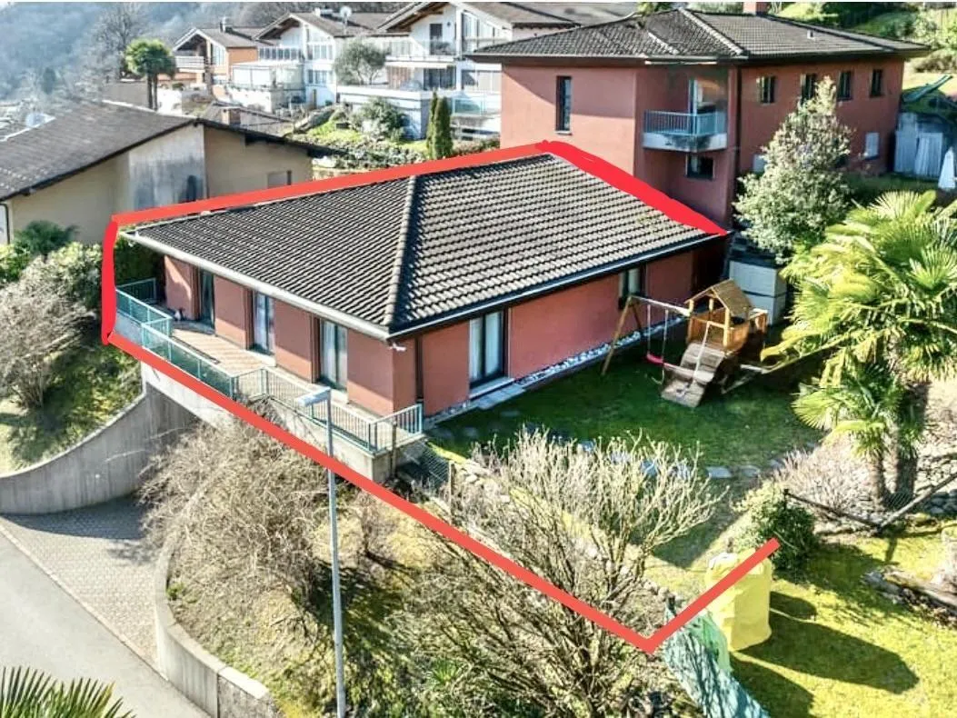4 1/2-Zimmer-Gartenwohnung mit 2-Zimmer-Rustico / appartamento 4 1/...